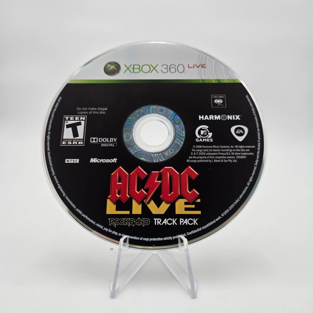 AC/DC Live (Xbox 360) CIB Complete Authentic Tested