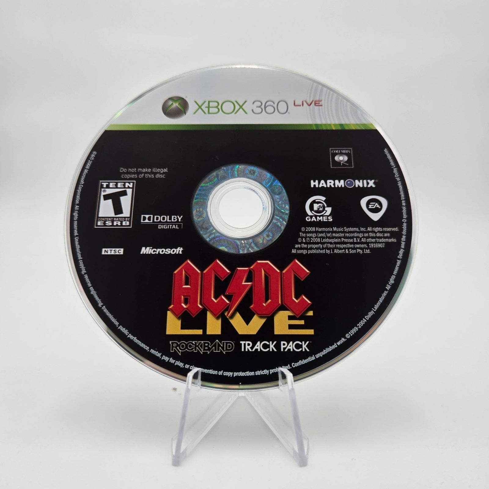AC/DC Live (Xbox 360) CIB Complete Authentic Tested