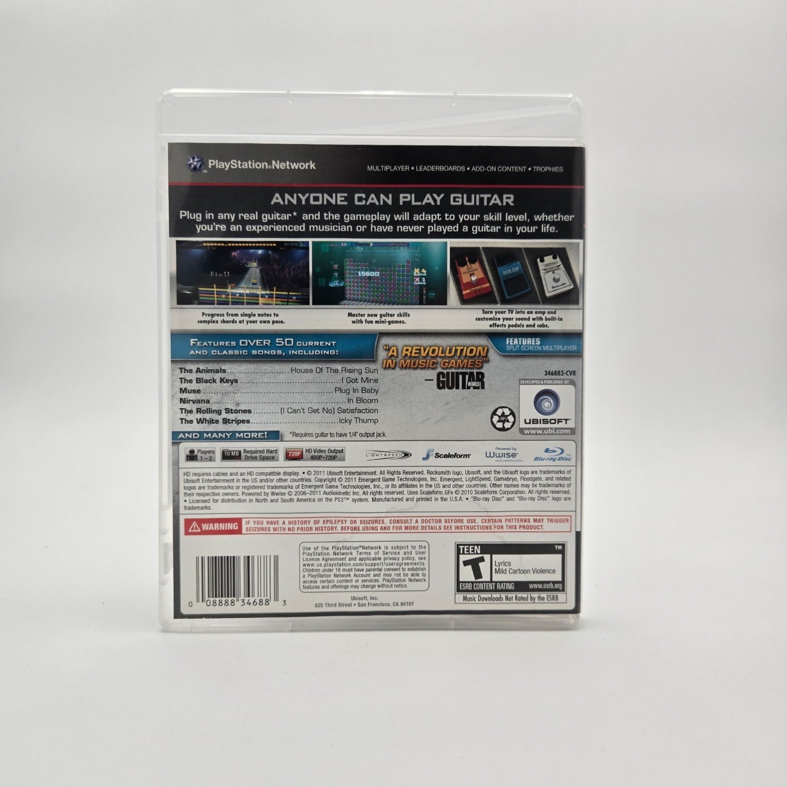 Rocksmith (Playstation 3) CIB Complete Authentic Tested