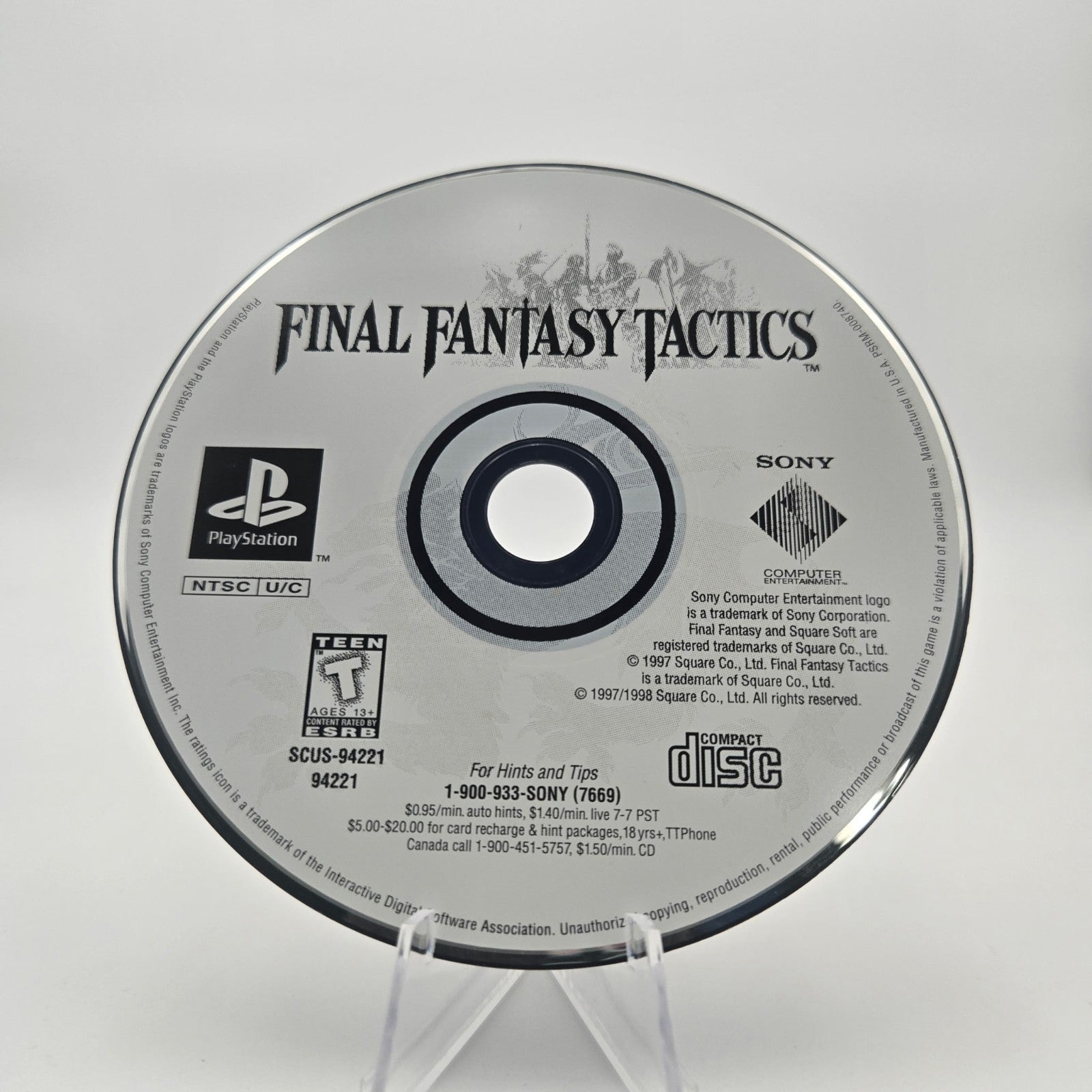 Final Fantasy Tactics (PS1) Authentic Tested Disc Only