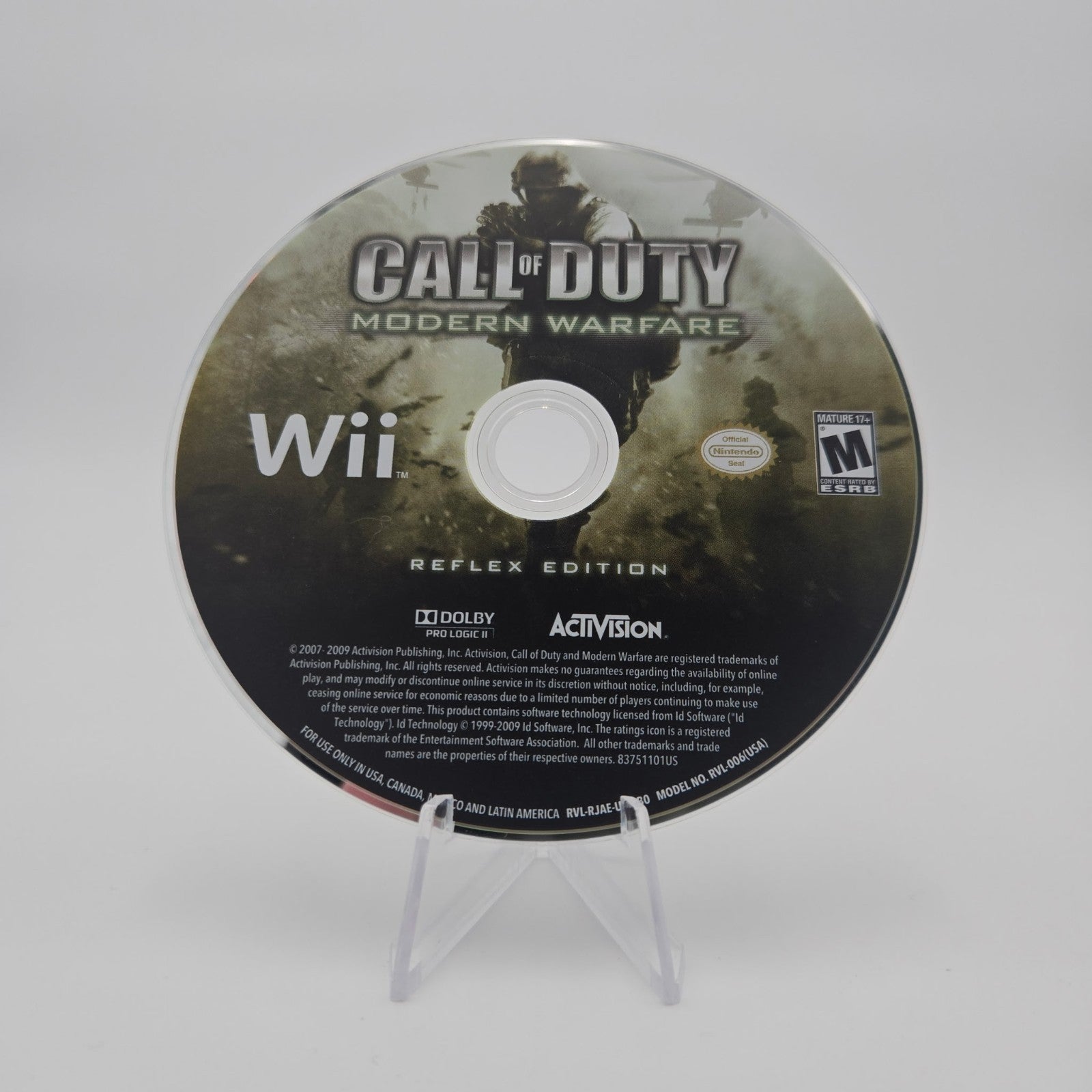 Call of Duty Modern Warfare Reflex Edition (Wii) CIB Complete Authentic Tested