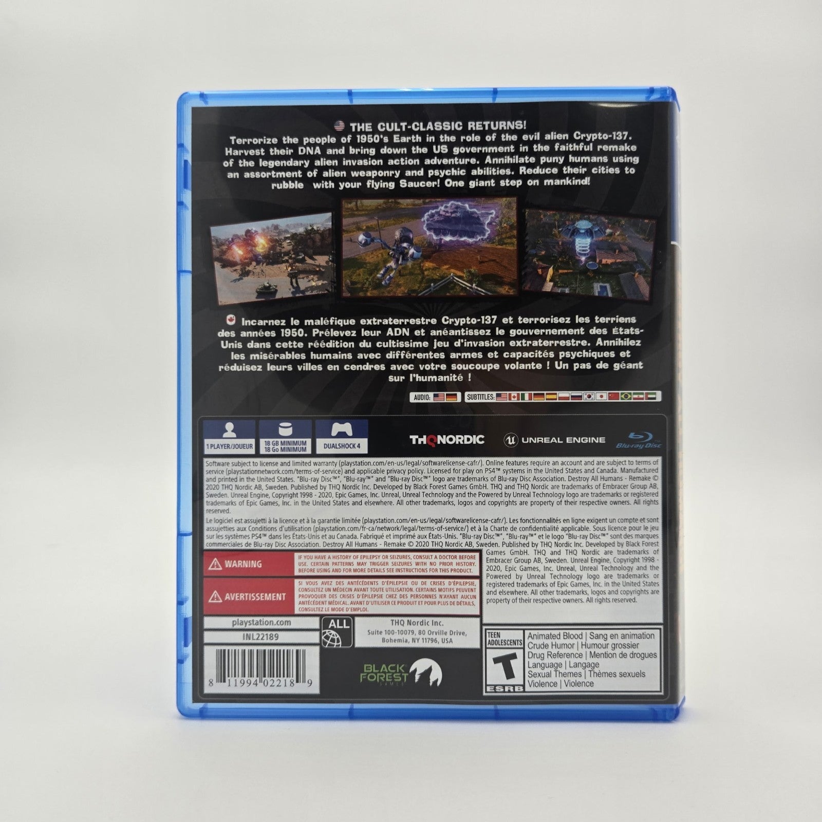 Destroy All Humans! (PS4) CIB Complete Authentic Tested