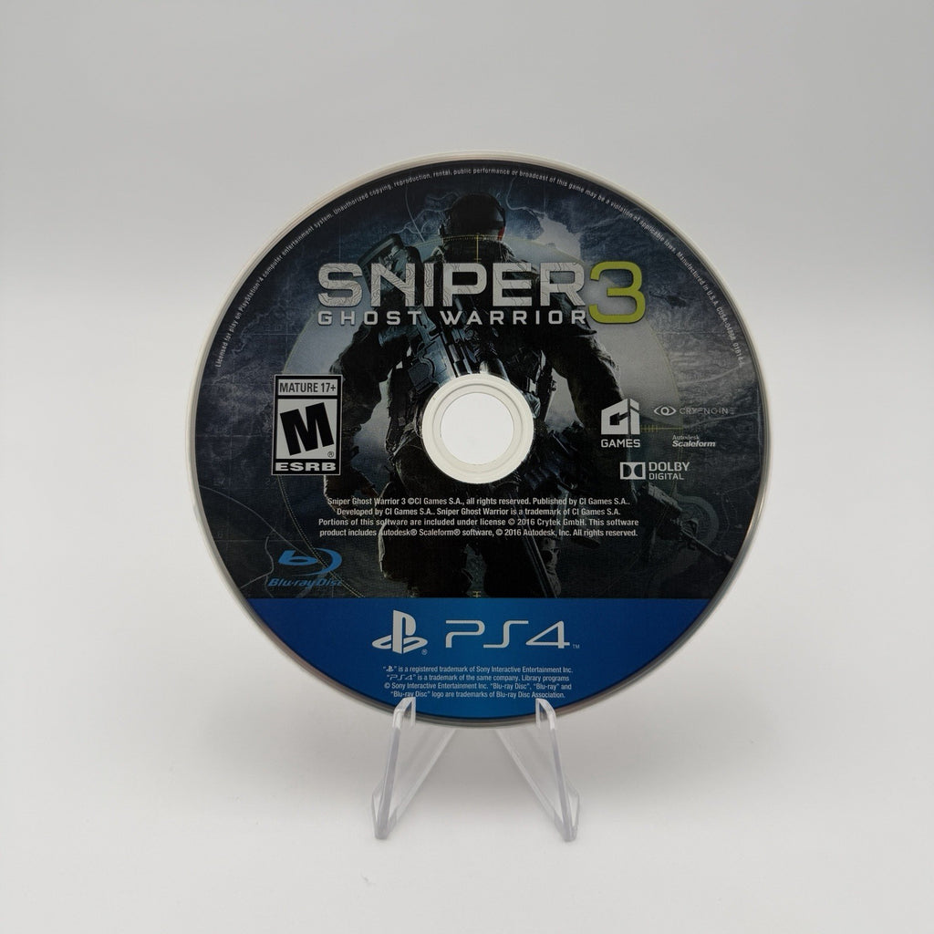 Sniper Ghost Warrior 3 (PS4) CIB Complete Authentic Tested