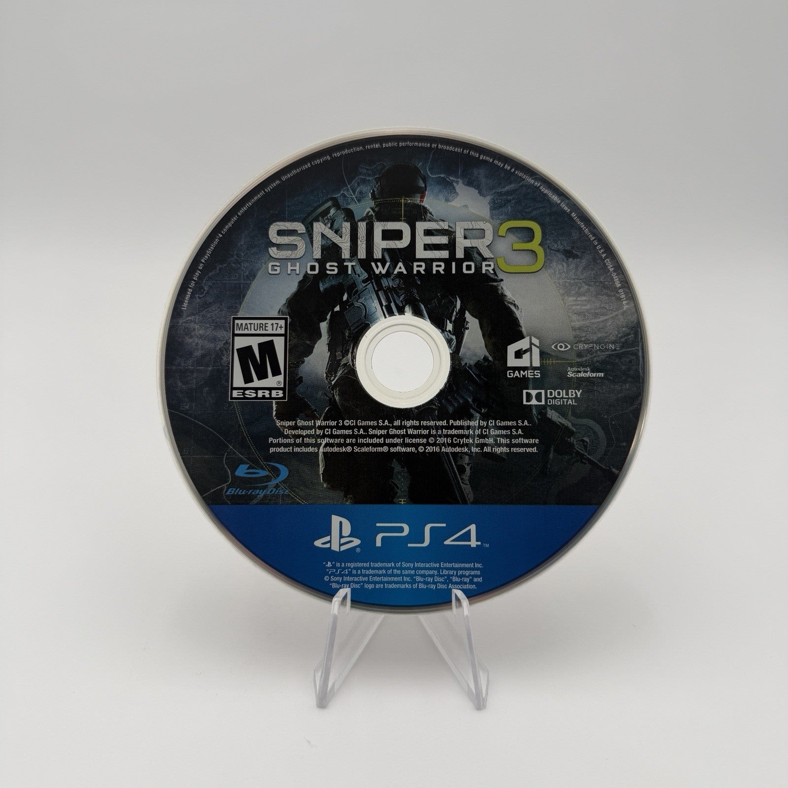 Sniper Ghost Warrior 3 (PS4) CIB Complete Authentic Tested