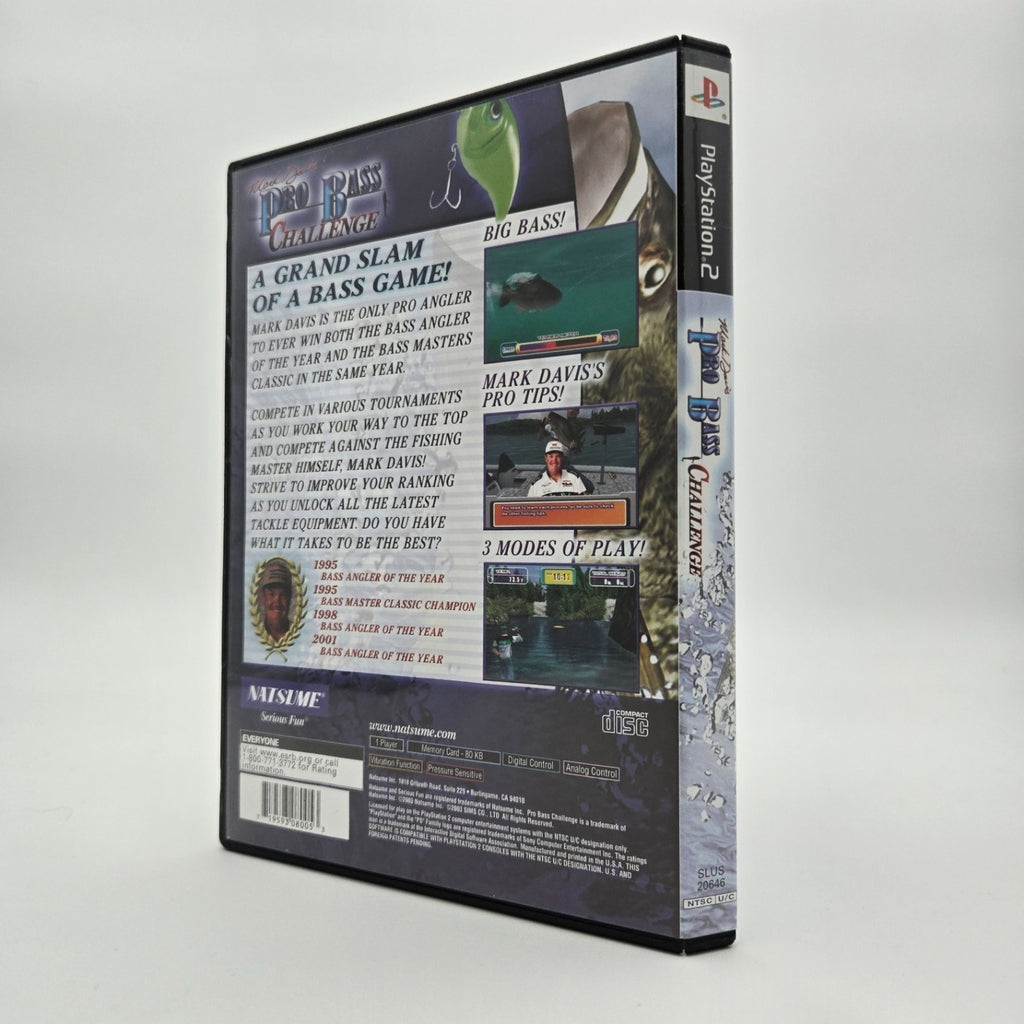 Mark Davis: Pro Bass Challenge (Playstation 2) CIB Complete Authentic Tested