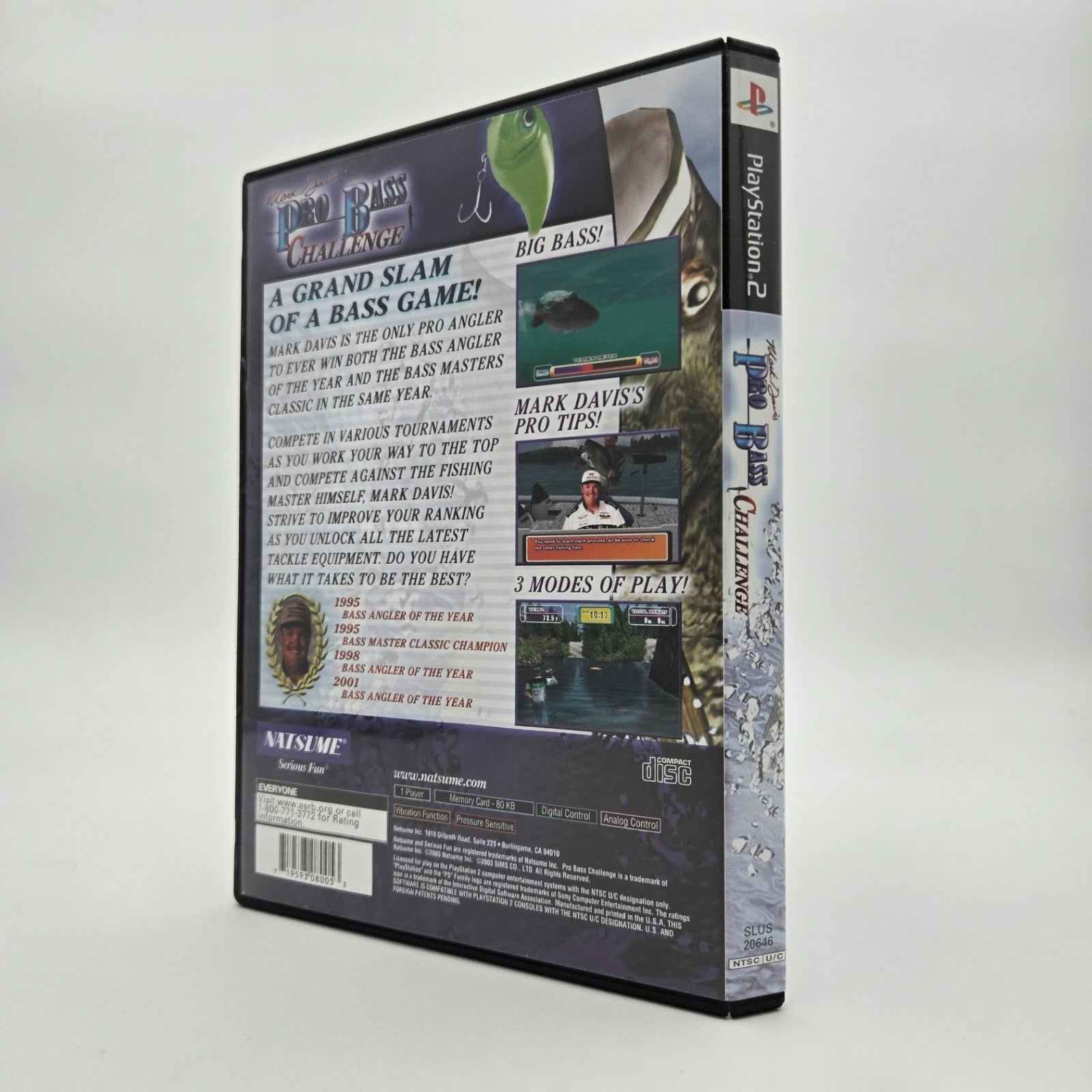Mark Davis: Pro Bass Challenge (Playstation 2) CIB Complete Authentic Tested