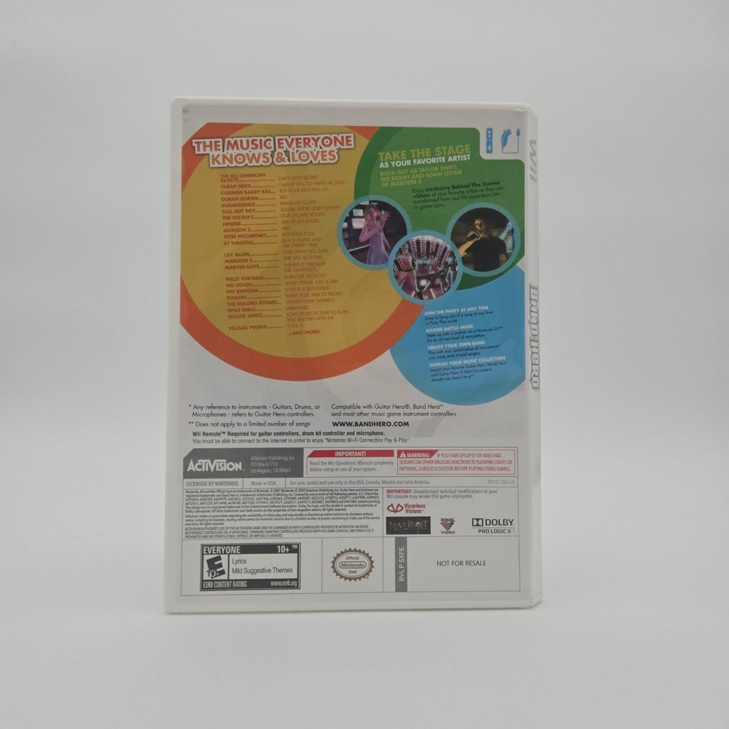 Band Hero (Wii) CIB Complete Authentic Tested