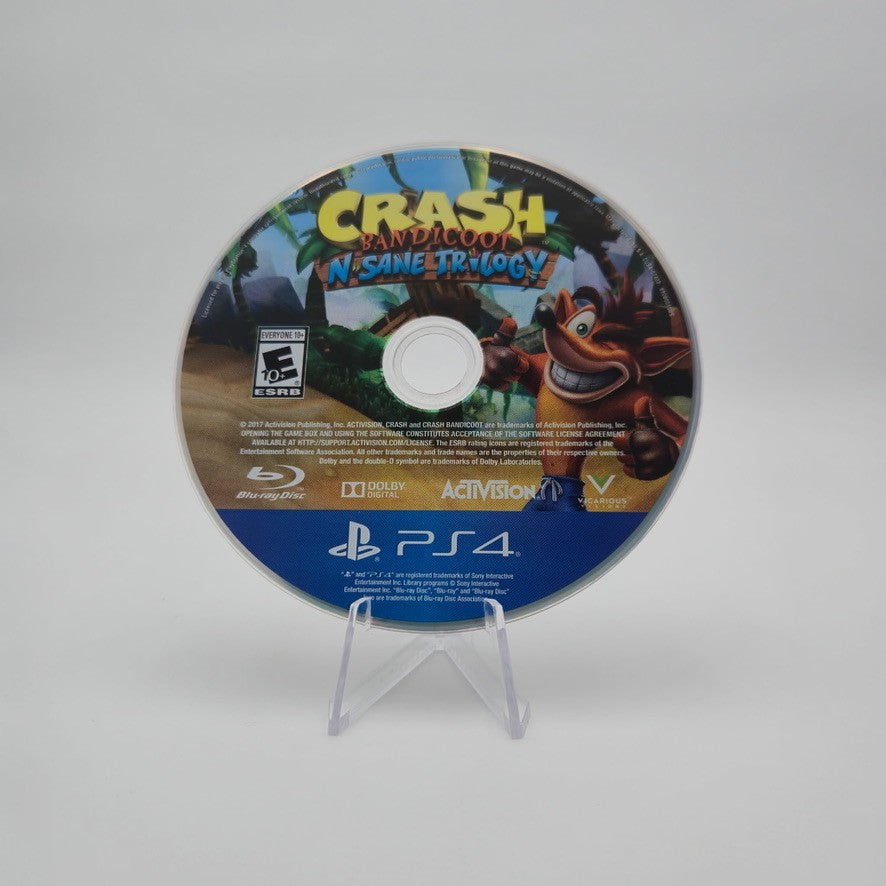 Crash Bandicoot N. Sane Trilogy (Playstation 4) CIB Complete Authentic Tested