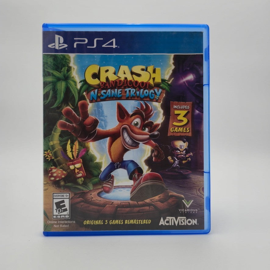 Crash Bandicoot N. Sane Trilogy (Playstation 4) CIB Complete Authentic Tested