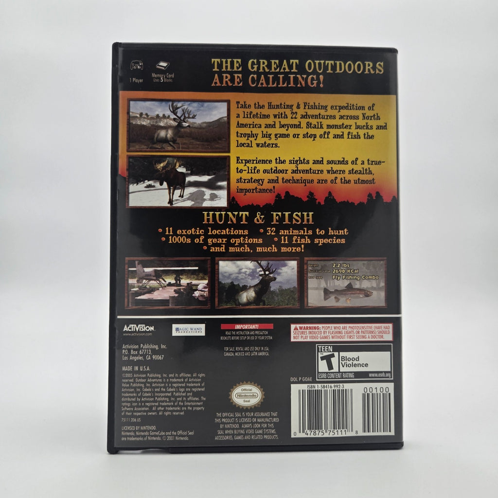 Cabela's Outdoor Adventures (Gamecube) Authentic Tested No Manual