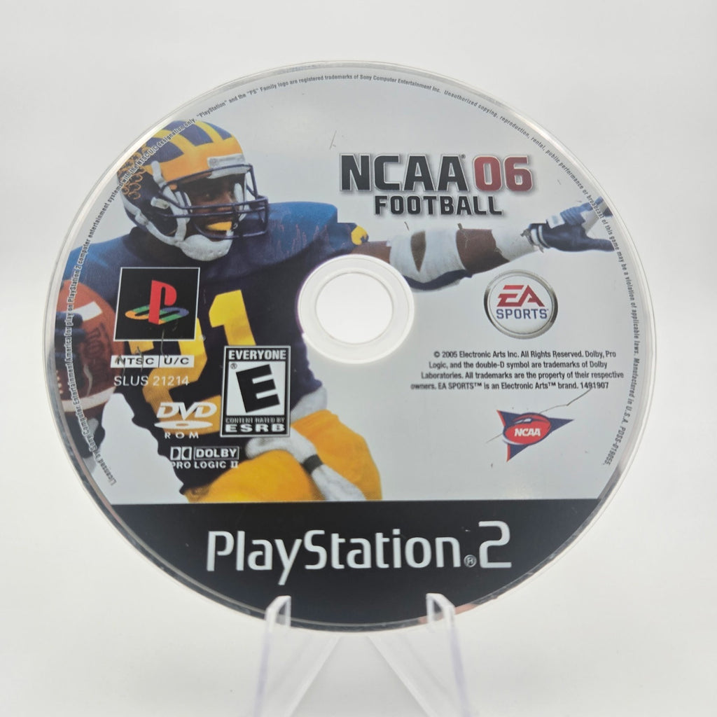 NCAA Football 2006 (PS2) Authentic Tested Disc Only