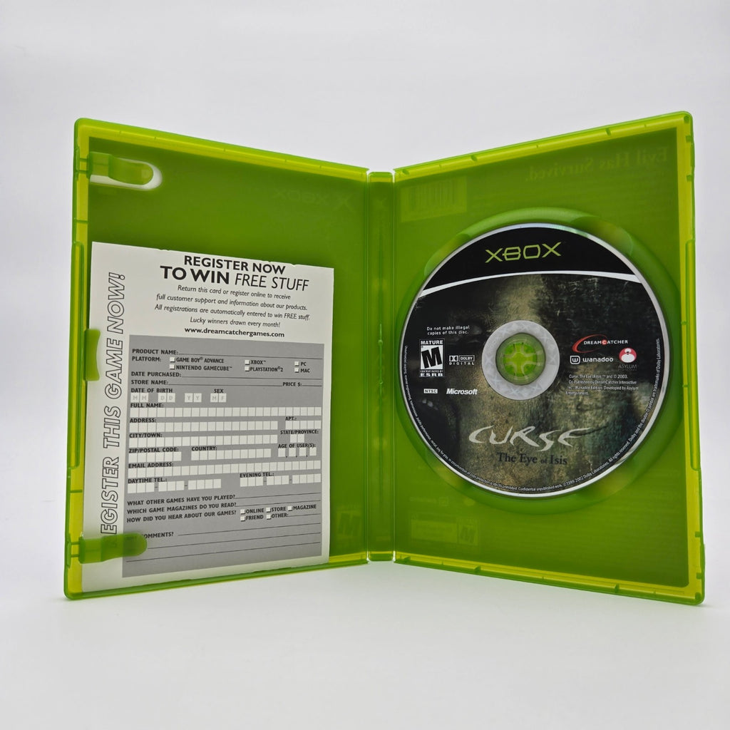 Curse The Eye of Isis (XBOX) Authentic Tested No Manual