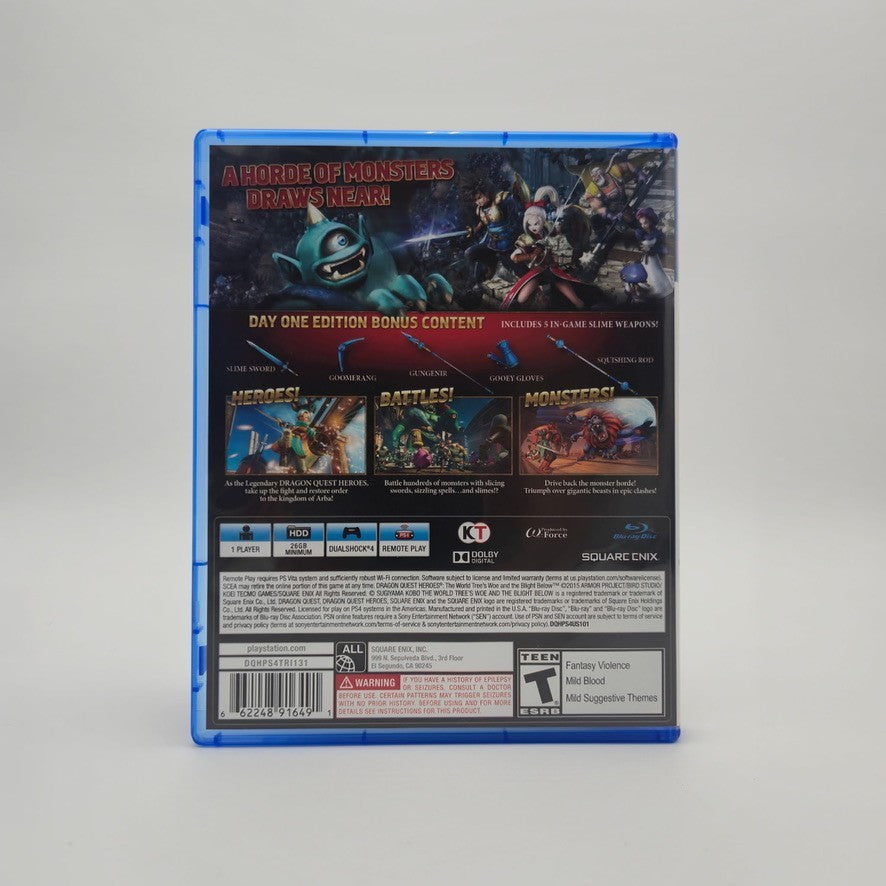 Dragon Quest Heroes (Playstation 4) CIB Complete Authentic Tested