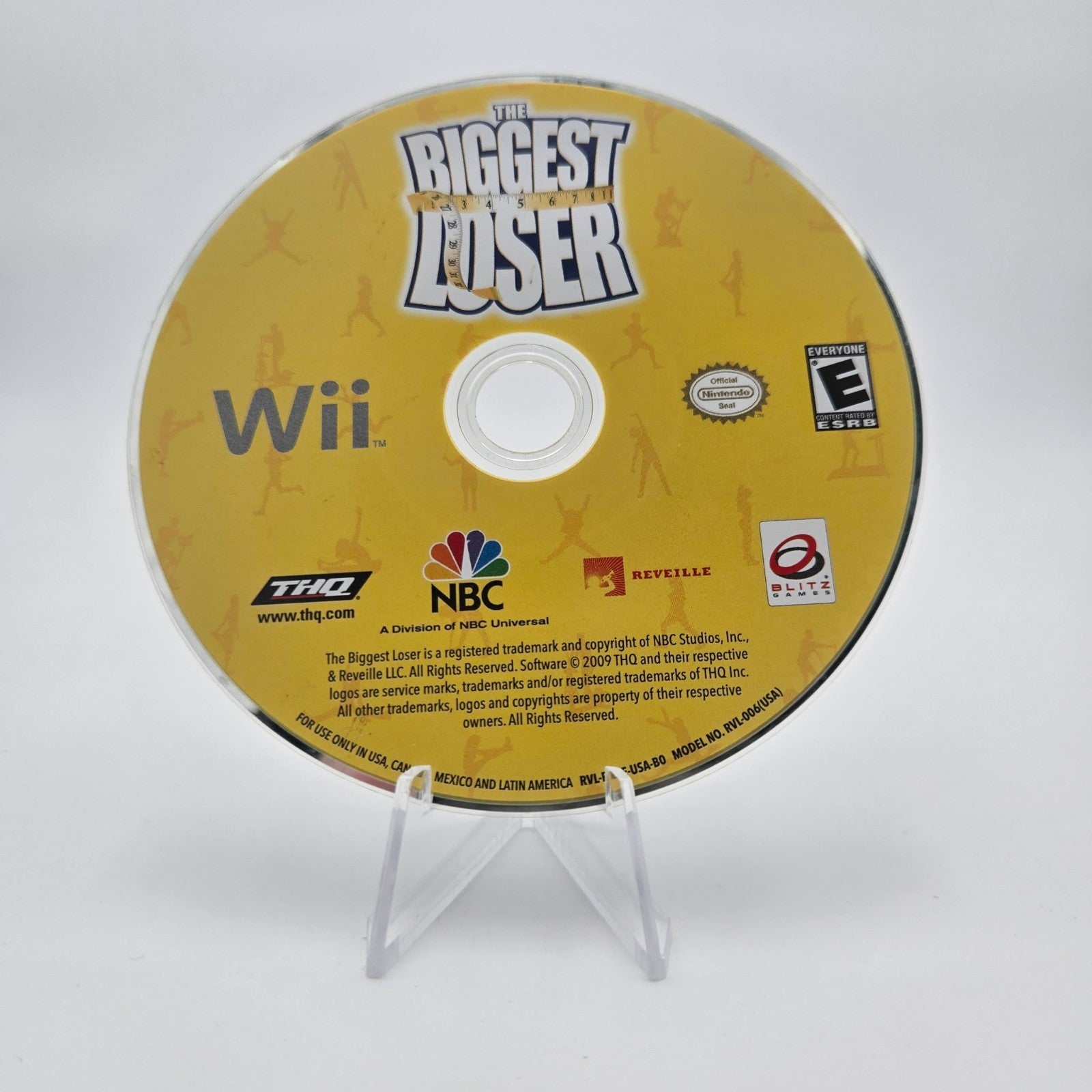 The Biggest Loser (Wii) Authentic Tested No Manual