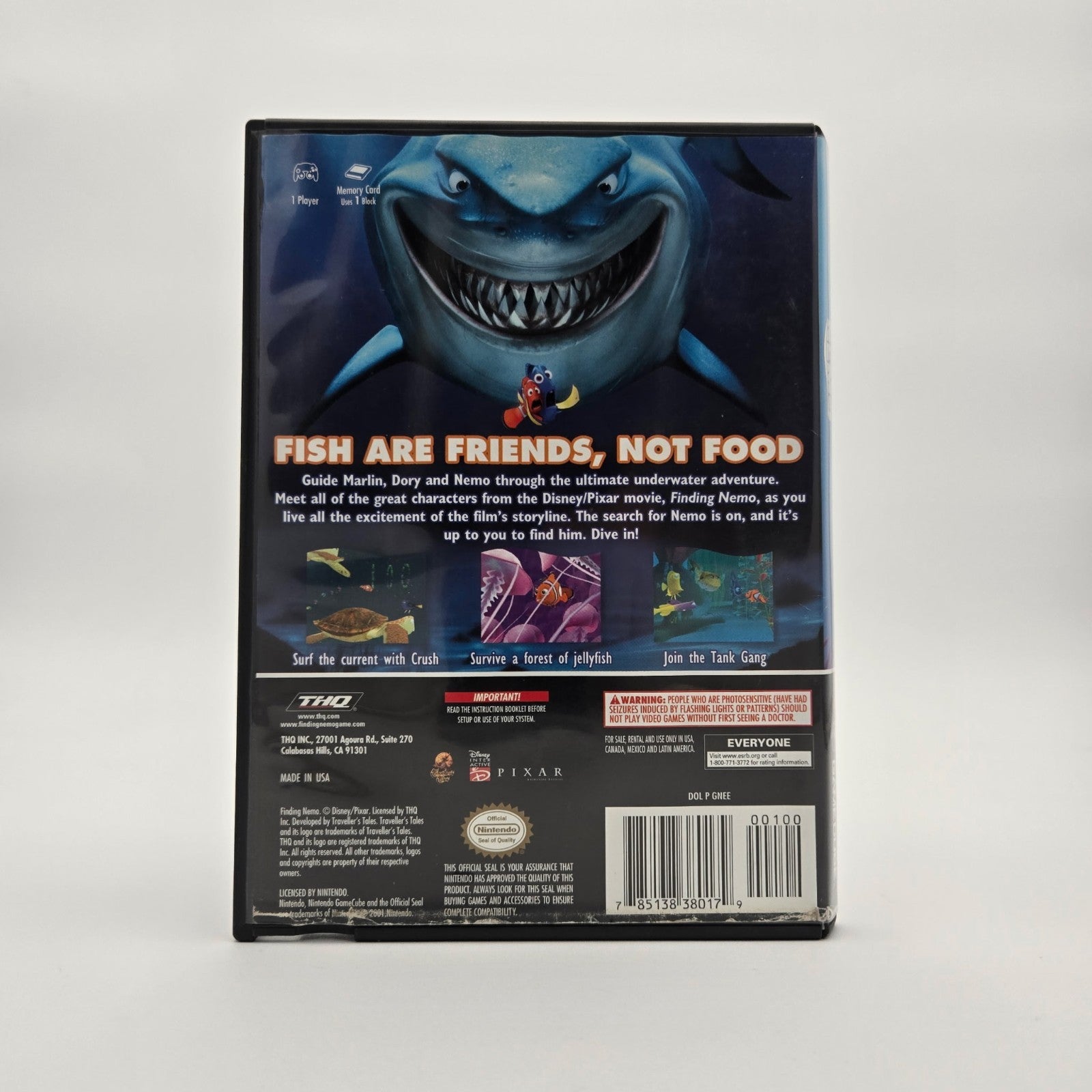Finding Nemo (Gamecube) CIB Complete Authentic Tested
