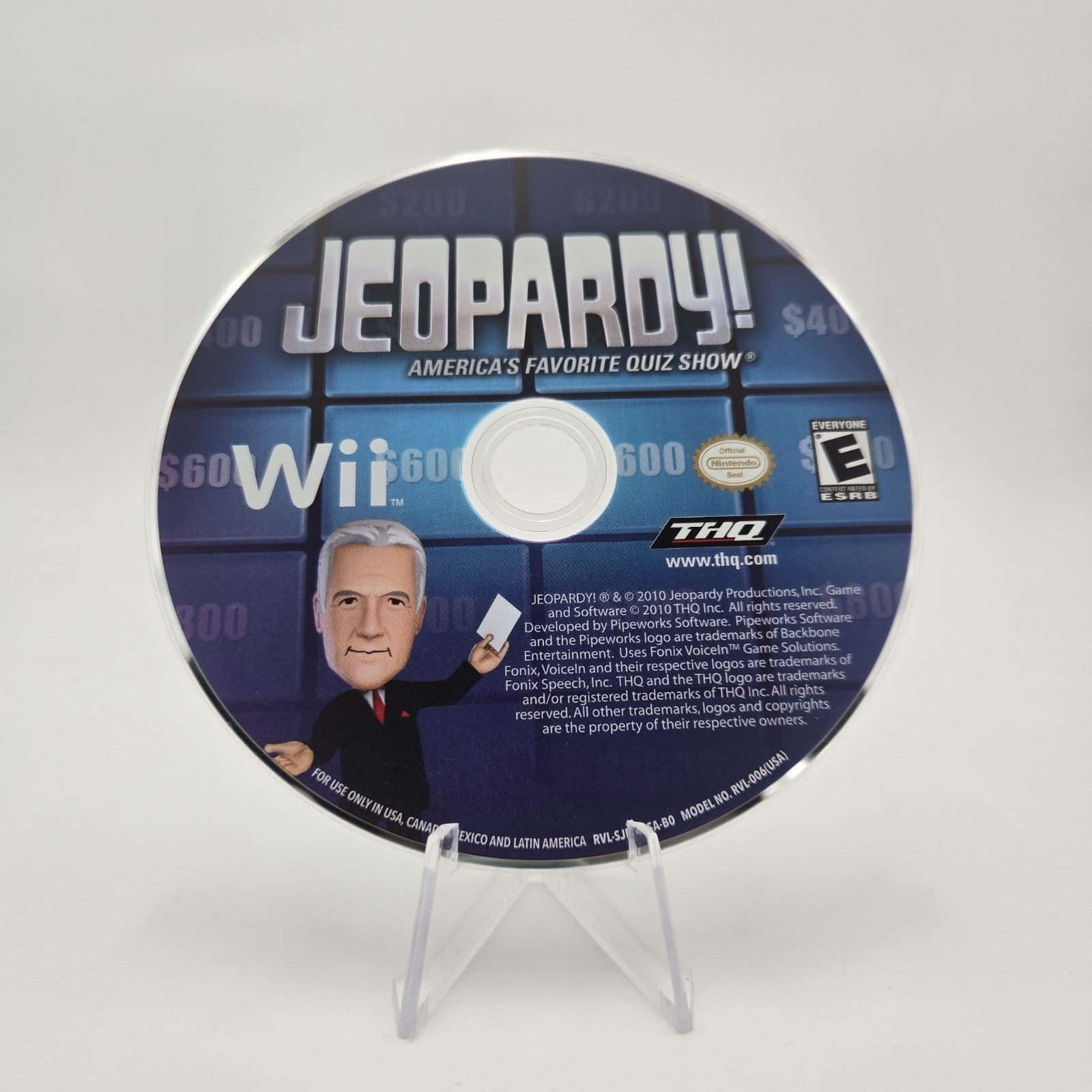 Jeopardy! (Wii) CIB Complete Authentic Tested