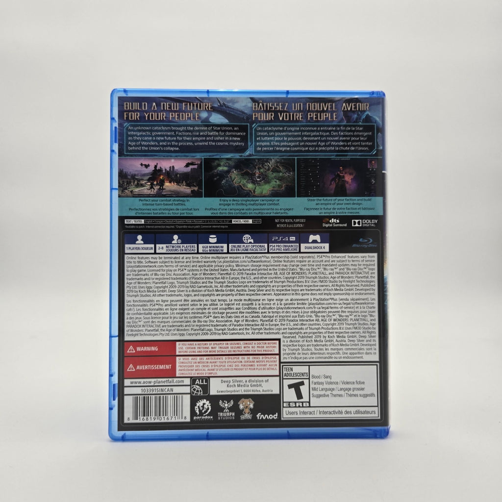 Age of Wonders: Planetfall (PS4) CIB Complete Authentic Tested