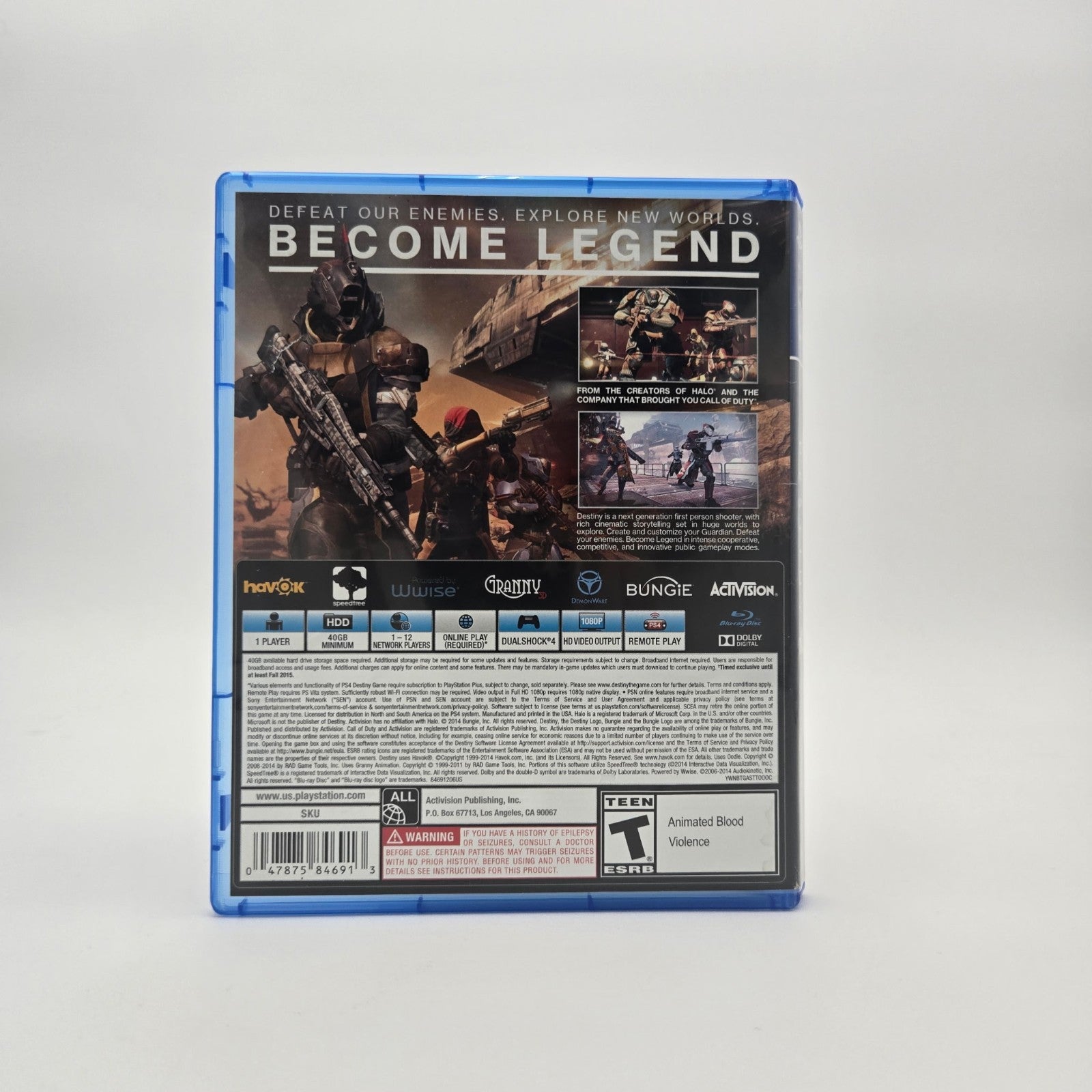 Destiny (Playstation 4) CIB Complete Authentic Tested