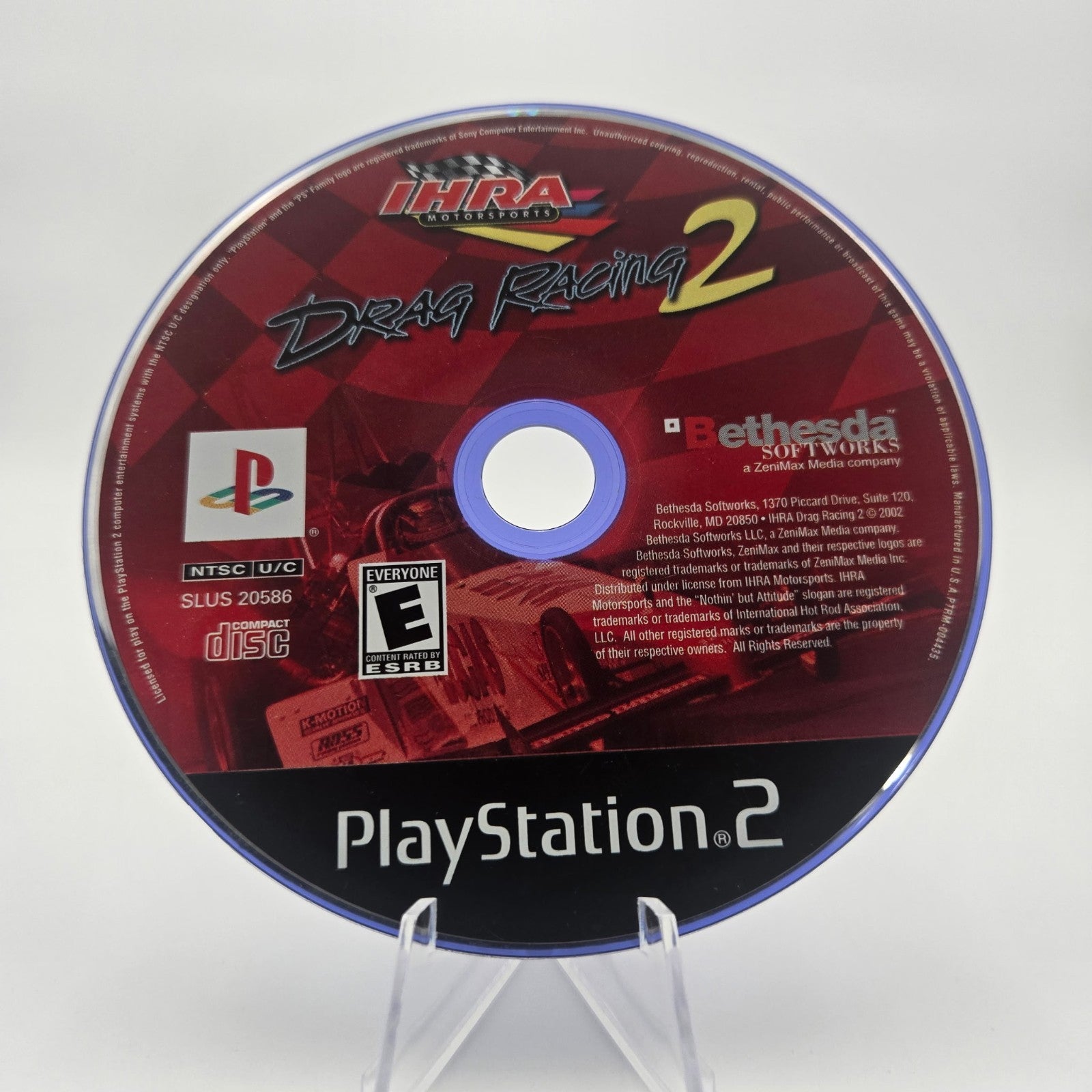 IHRA Drag Racing 2 (PS2) Authentic Tested Disc Only