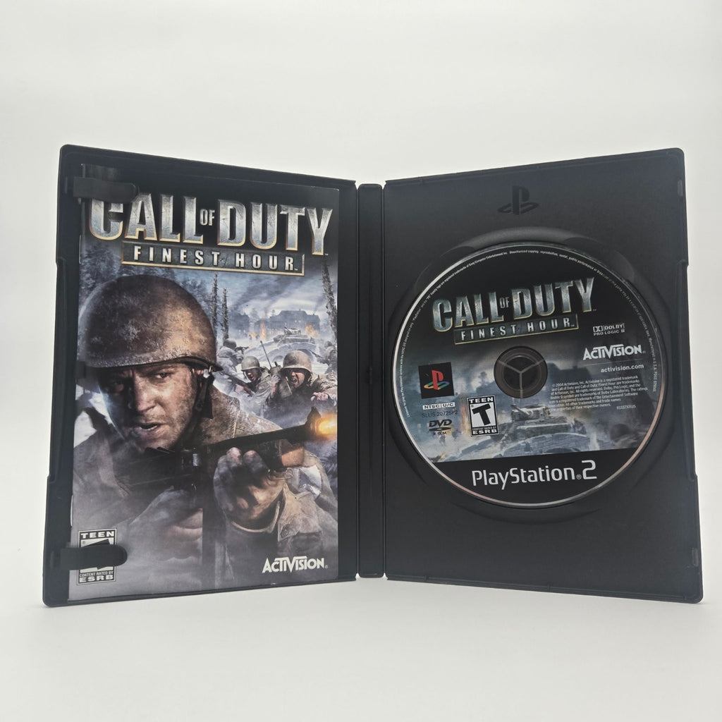 Call of Duty Finest Hour (Playstation 2) CIB Complete Authentic Tested