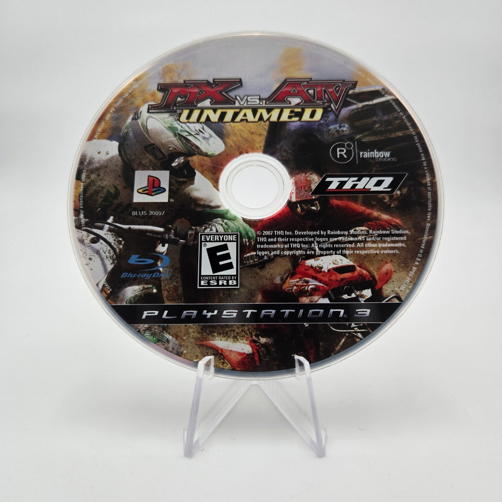 MX Vs ATV Untamed (Playstation 3) Authentic Tested No Manual
