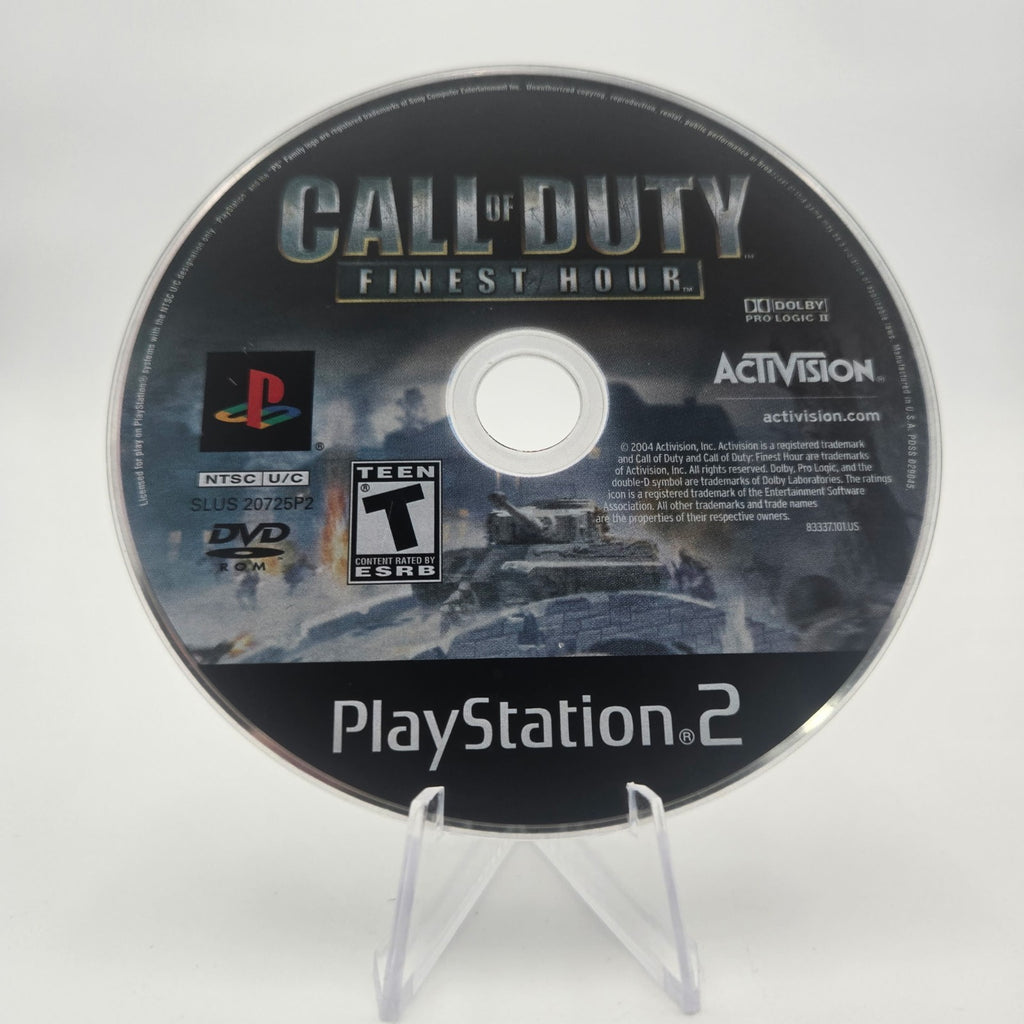 Call of Duty Finest Hour (Playstation 2) CIB Complete Authentic Tested