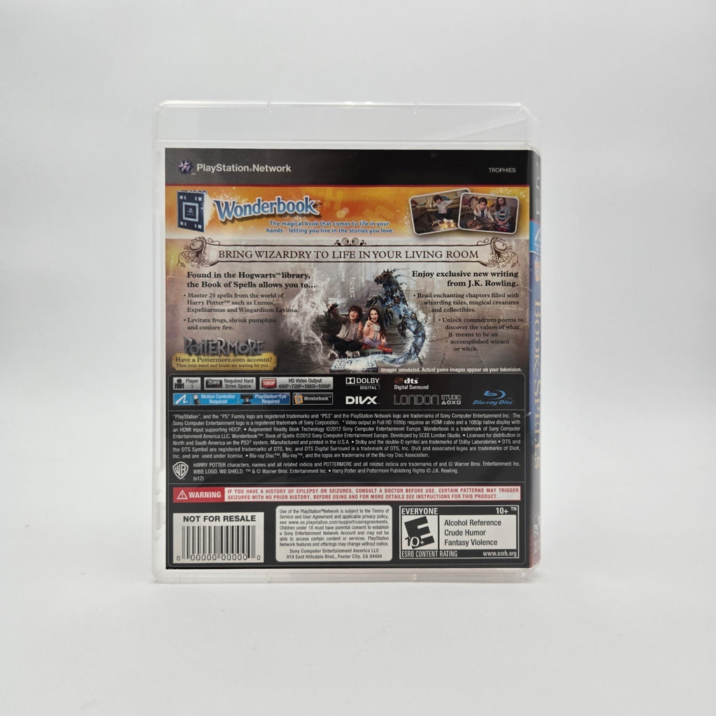 Book of Spells (Playstation 3) Authentic Tested No Manual