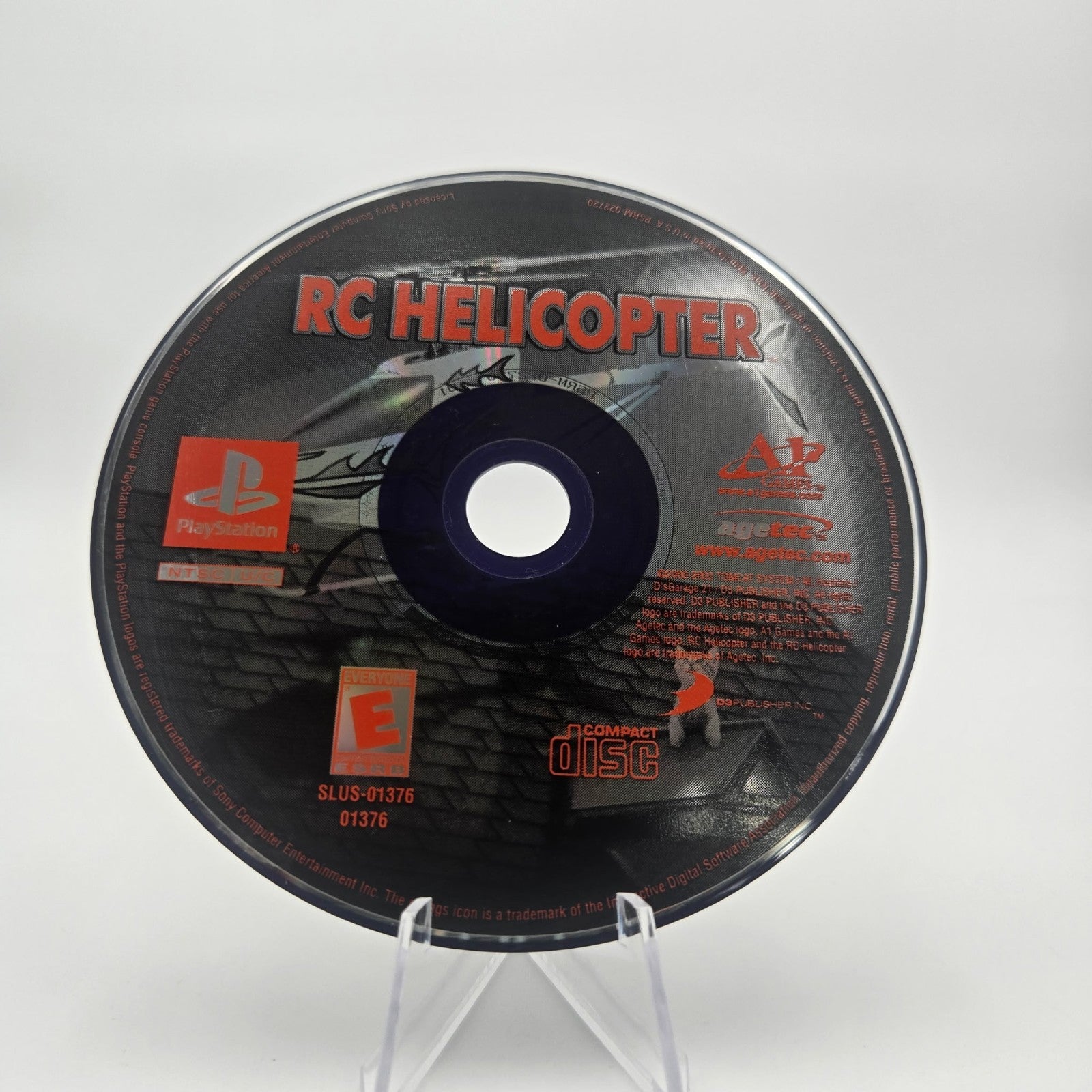 RC Helicopter (PS1) Authentic Tested Disc Only