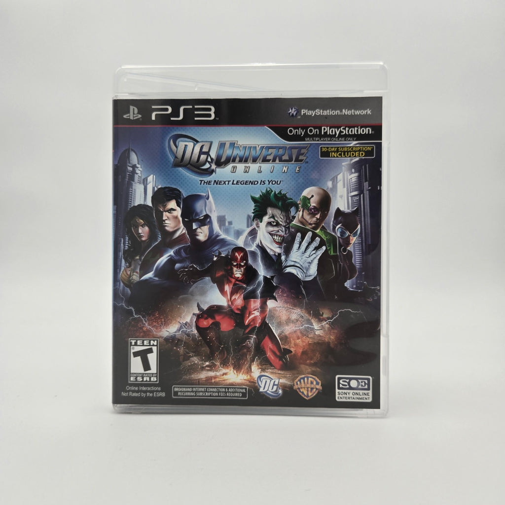 DC Universe Online (Playstation 3) CIB Complete Authentic Tested