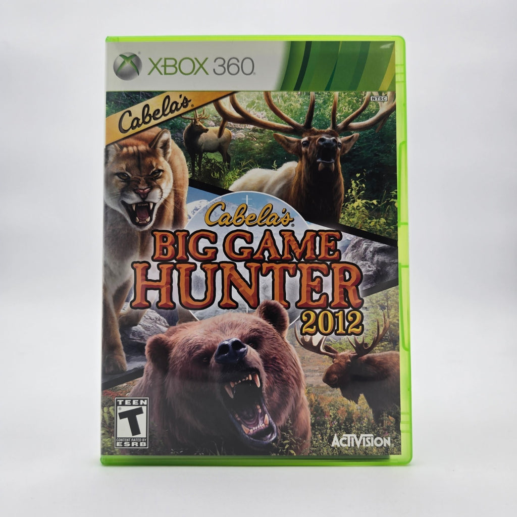Cabela's Big Game Hunter 2012 (Xbox 360) CIB Complete Authentic Tested