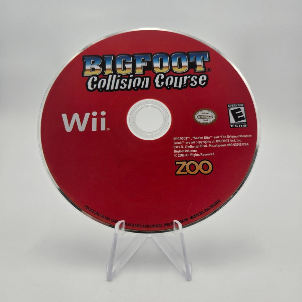 Bigfoot Collision Course (Wii) Authentic Tested No Manual