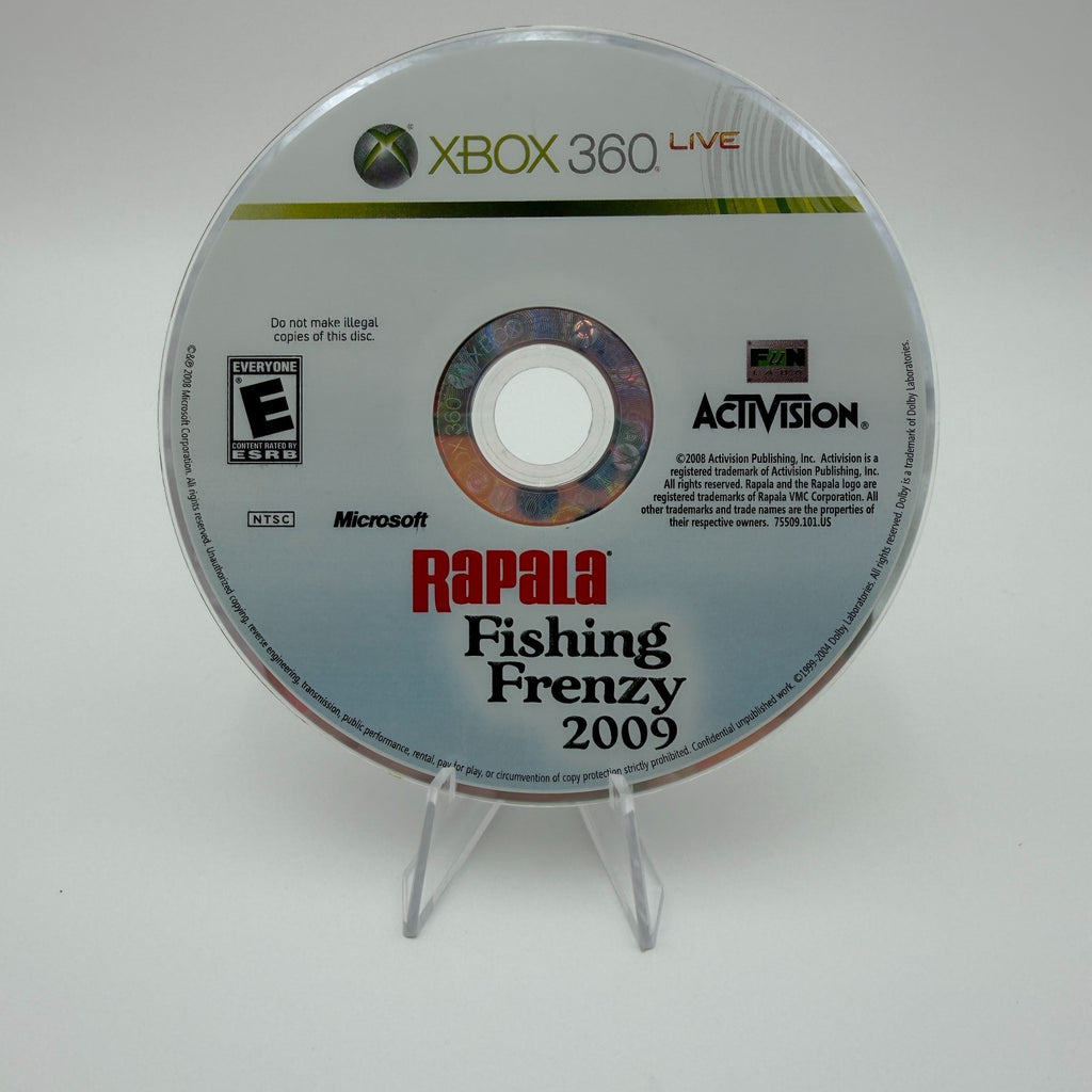 Rapala: Fishing Frenzy 2009 (XBOX 360) Authentic Tested Disc Only