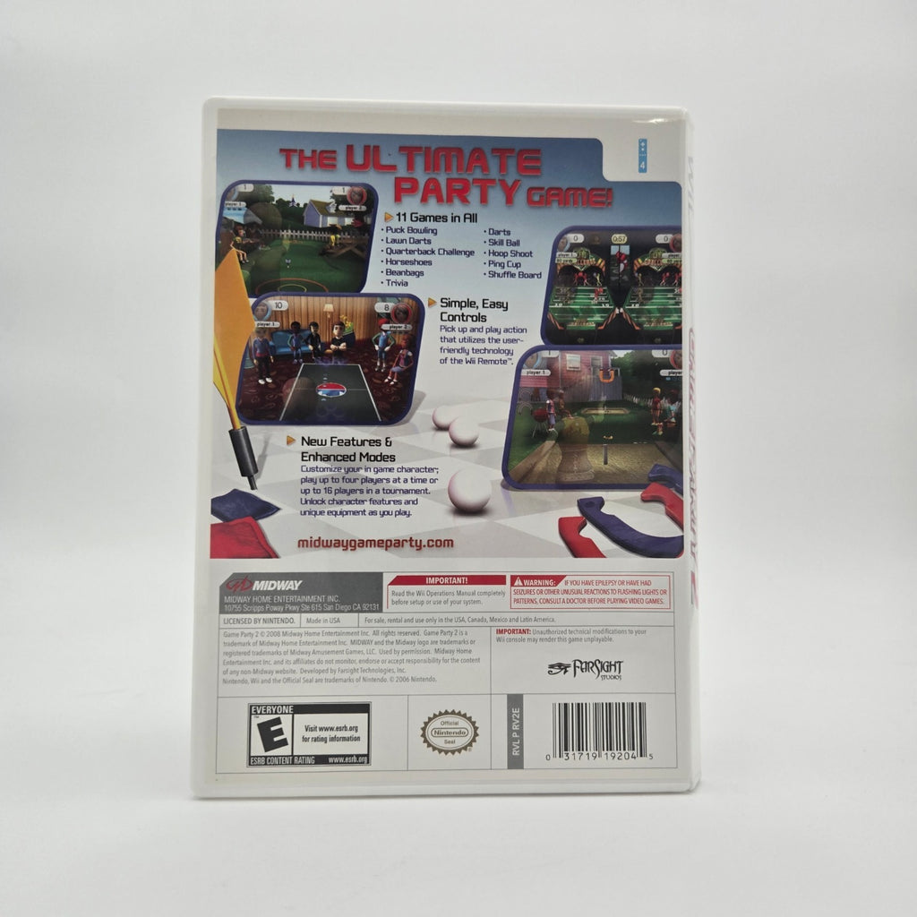 Game Party 2 (Wii) CIB Complete Authentic Tested
