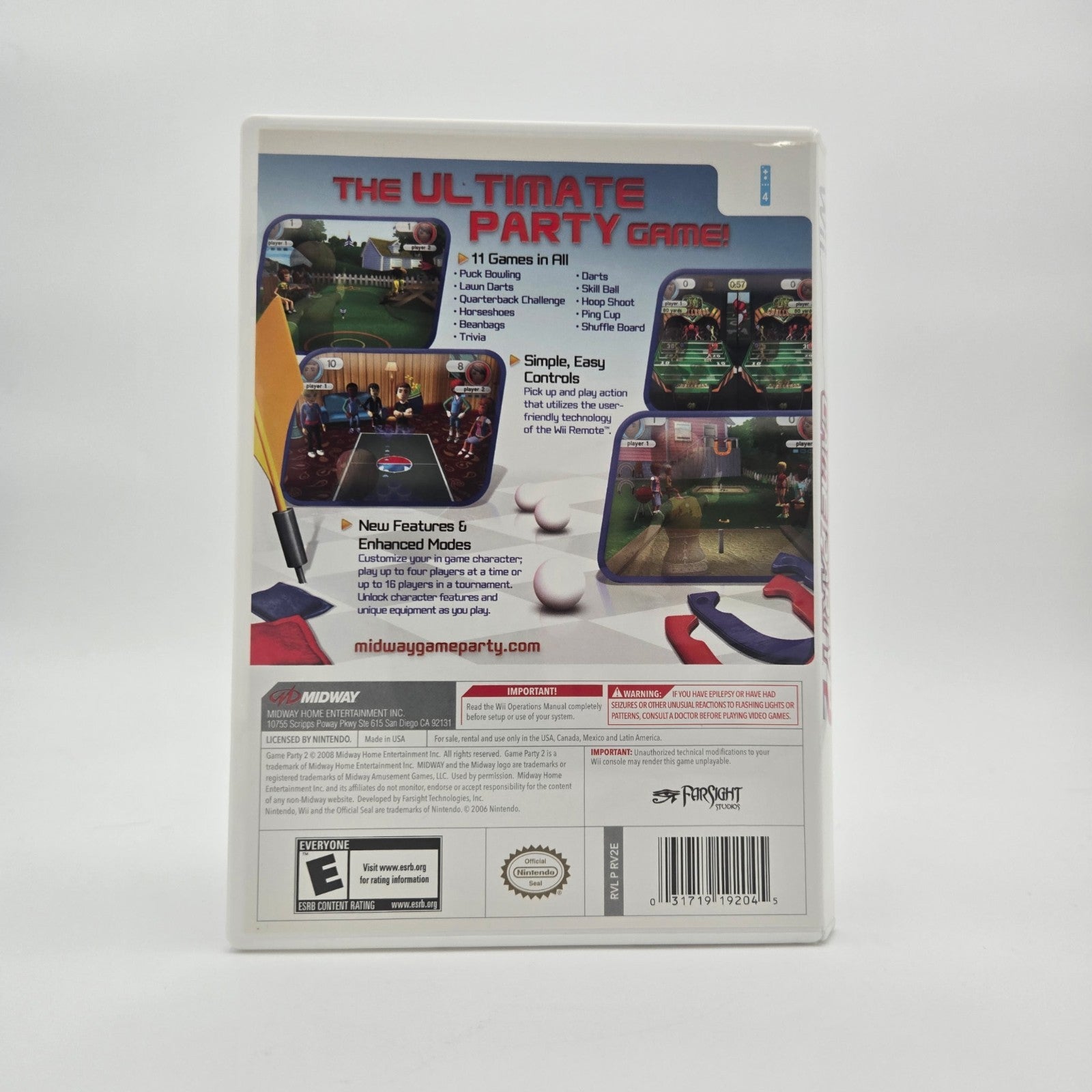 Game Party 2 (Wii) CIB Complete Authentic Tested