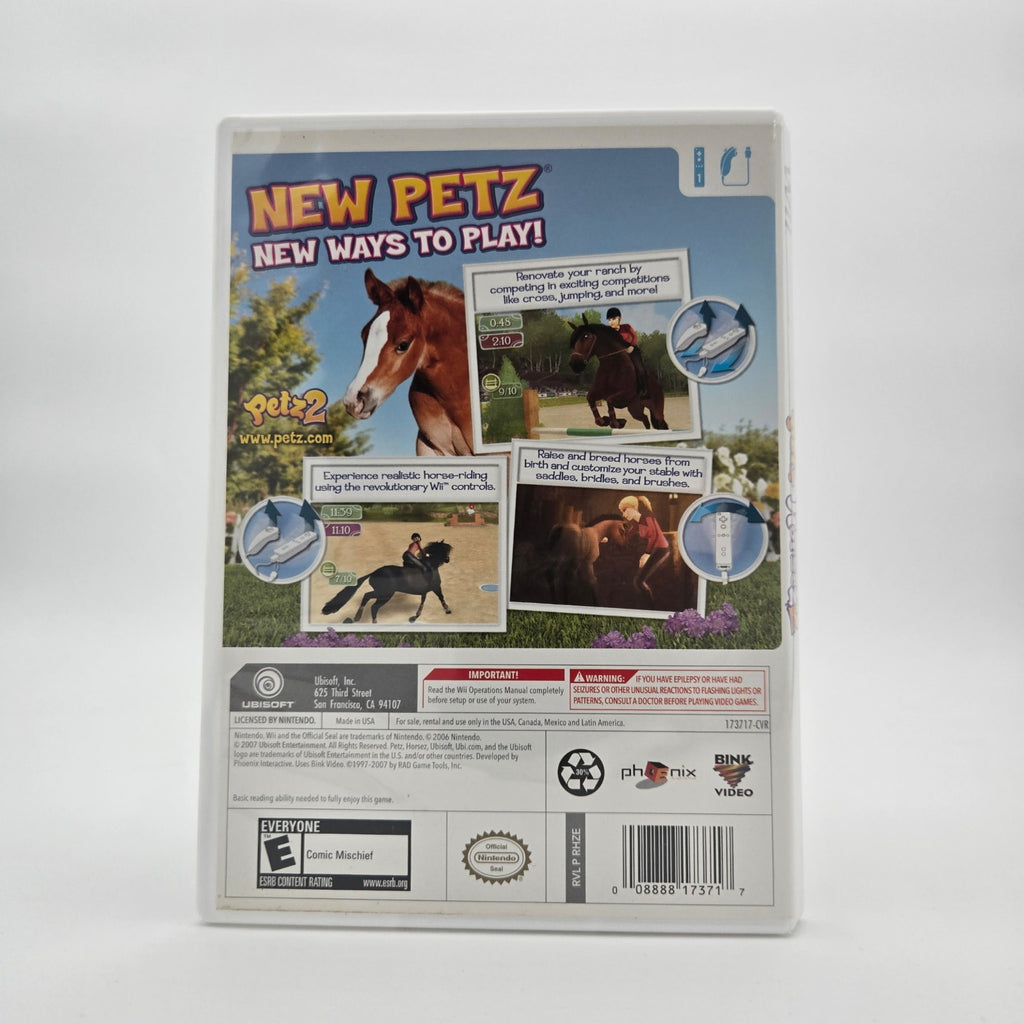 Petz Horsez 2 (Wii) CIB Complete Authentic Tested