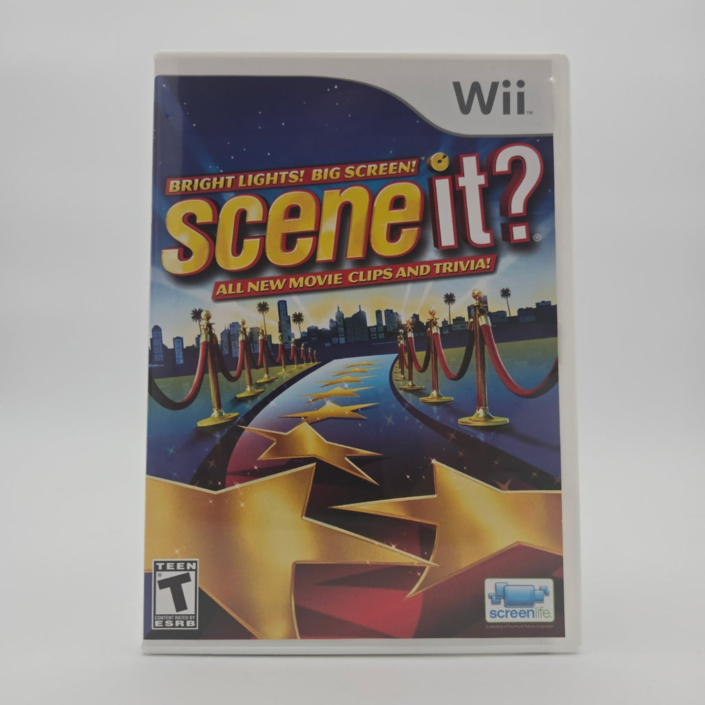 Scene It?: Bright Lights! Big Screen! (Wii) CIB Complete Authentic Tested