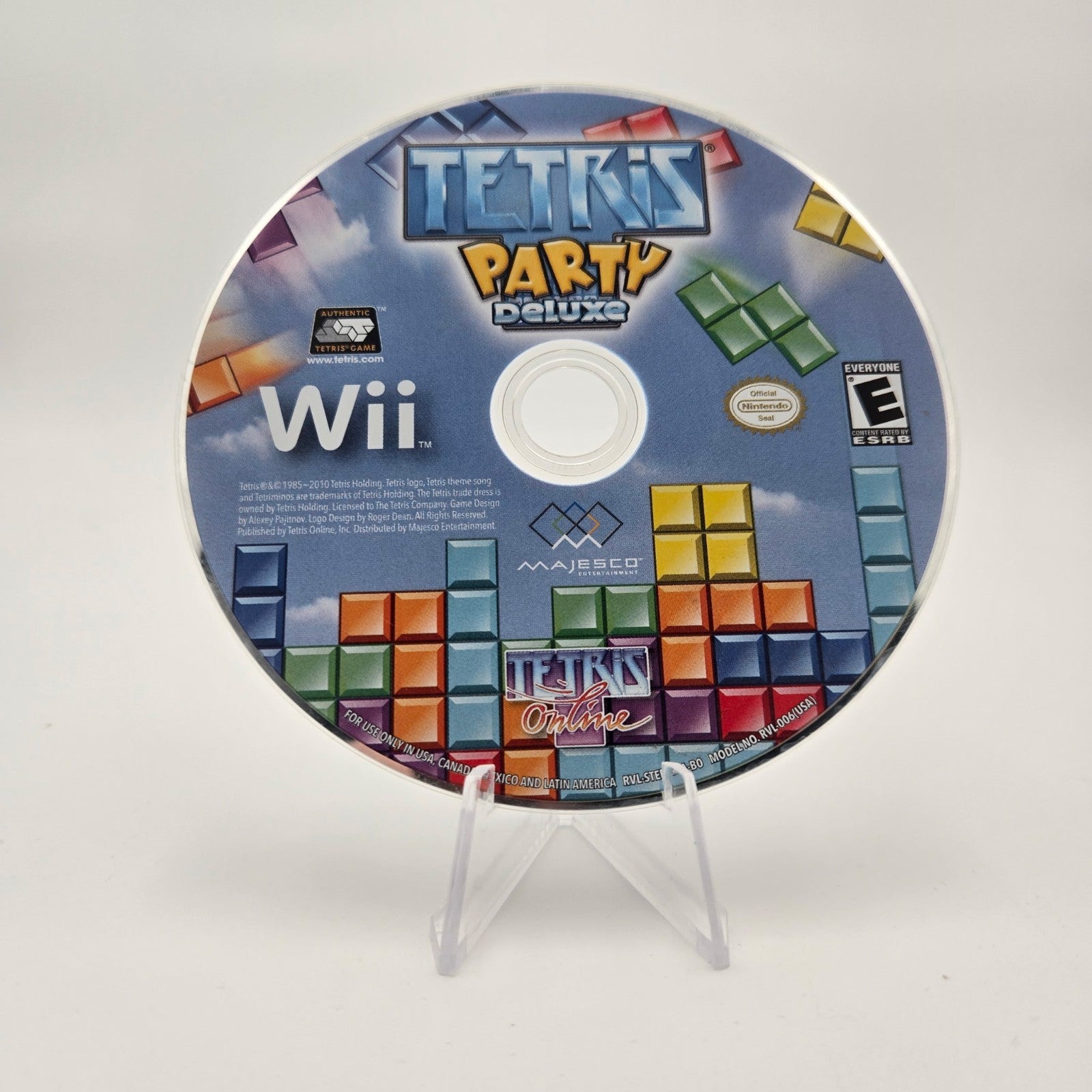 Tetris Party Deluxe (Wii) CIB Complete Authentic Tested