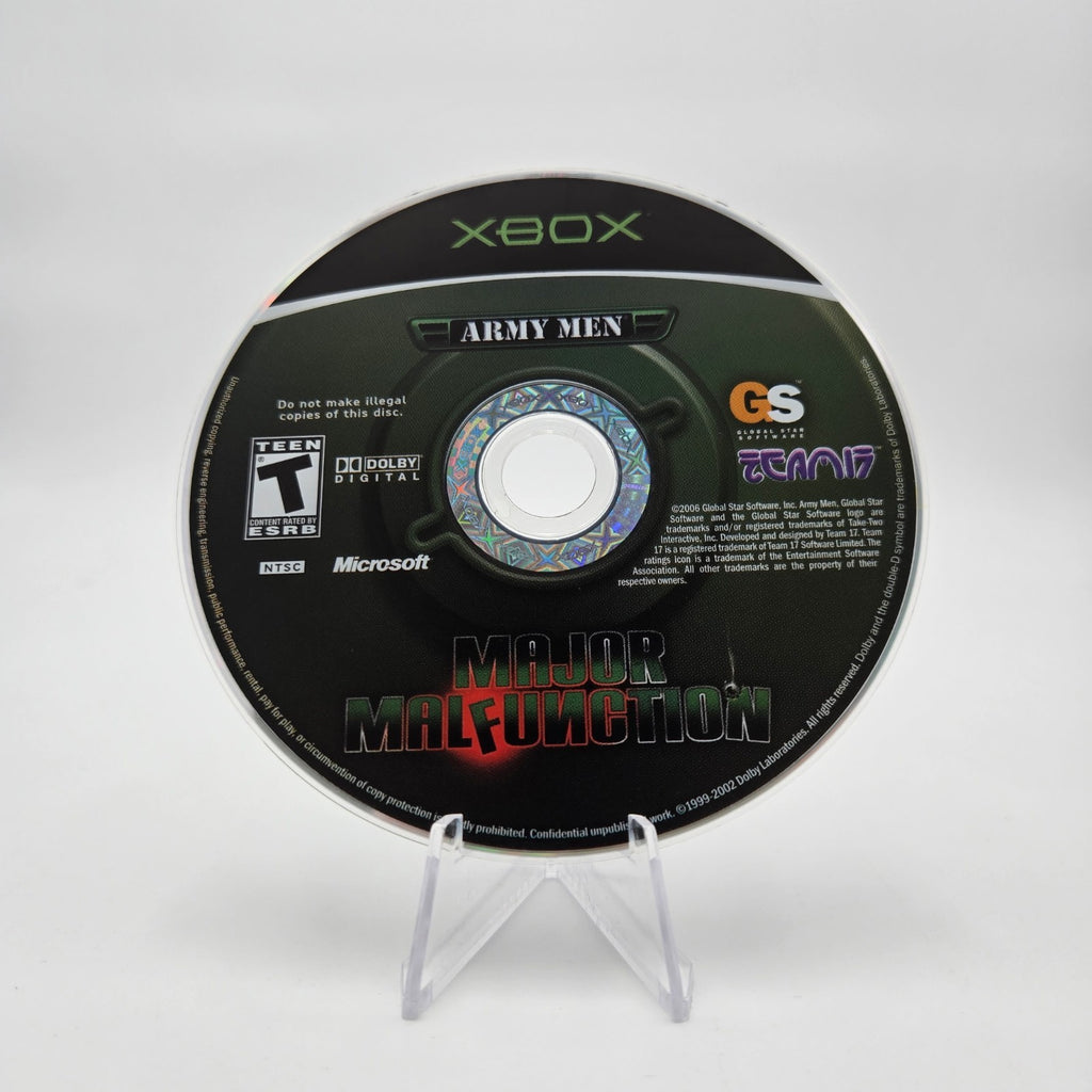 Army Men: Major Malfunction (XBOX) CIB Complete Authentic Tested