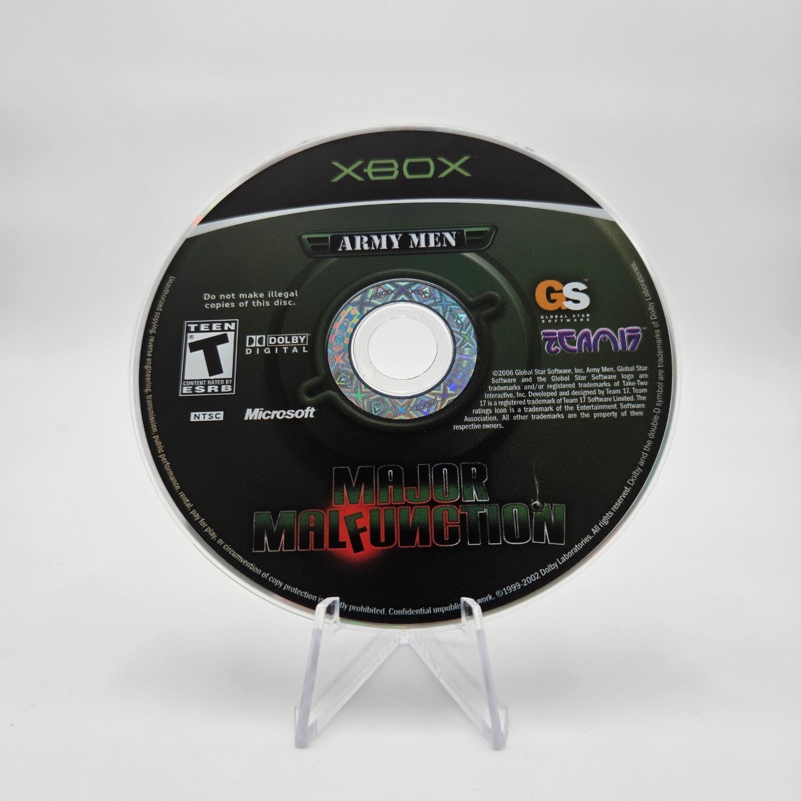 Army Men: Major Malfunction (XBOX) CIB Complete Authentic Tested