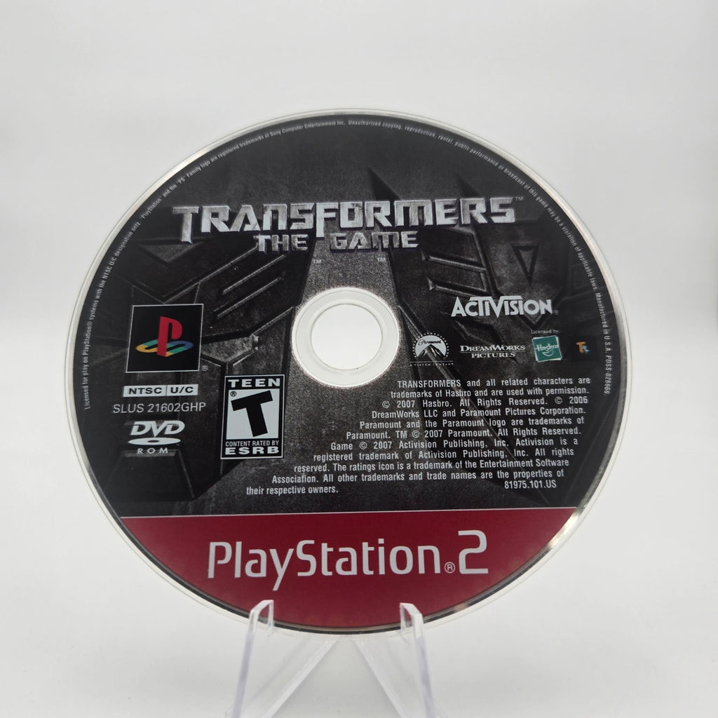 Transformers The Game (PS2) Authentic Tested Disc Only