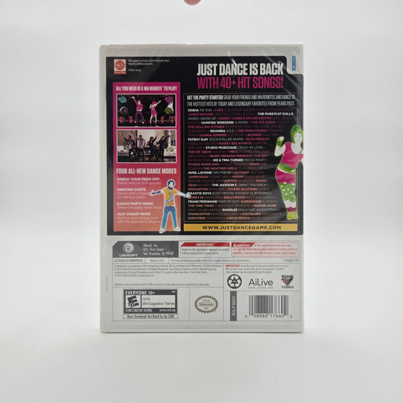Just Dance 2 (Wii) FACTORY SEALED