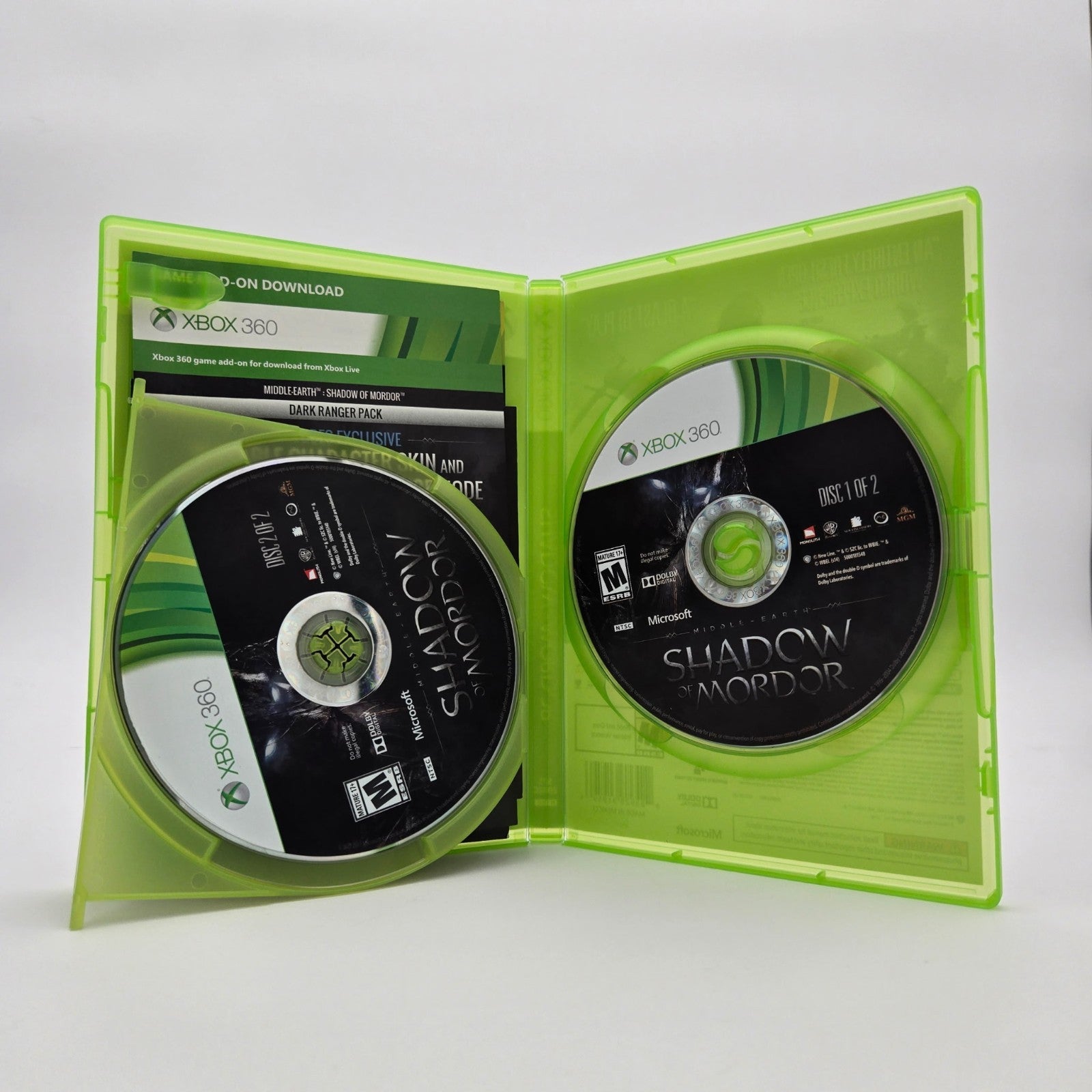 Shadow of Mordor (Xbox 360) CIB Complete Authentic Tested