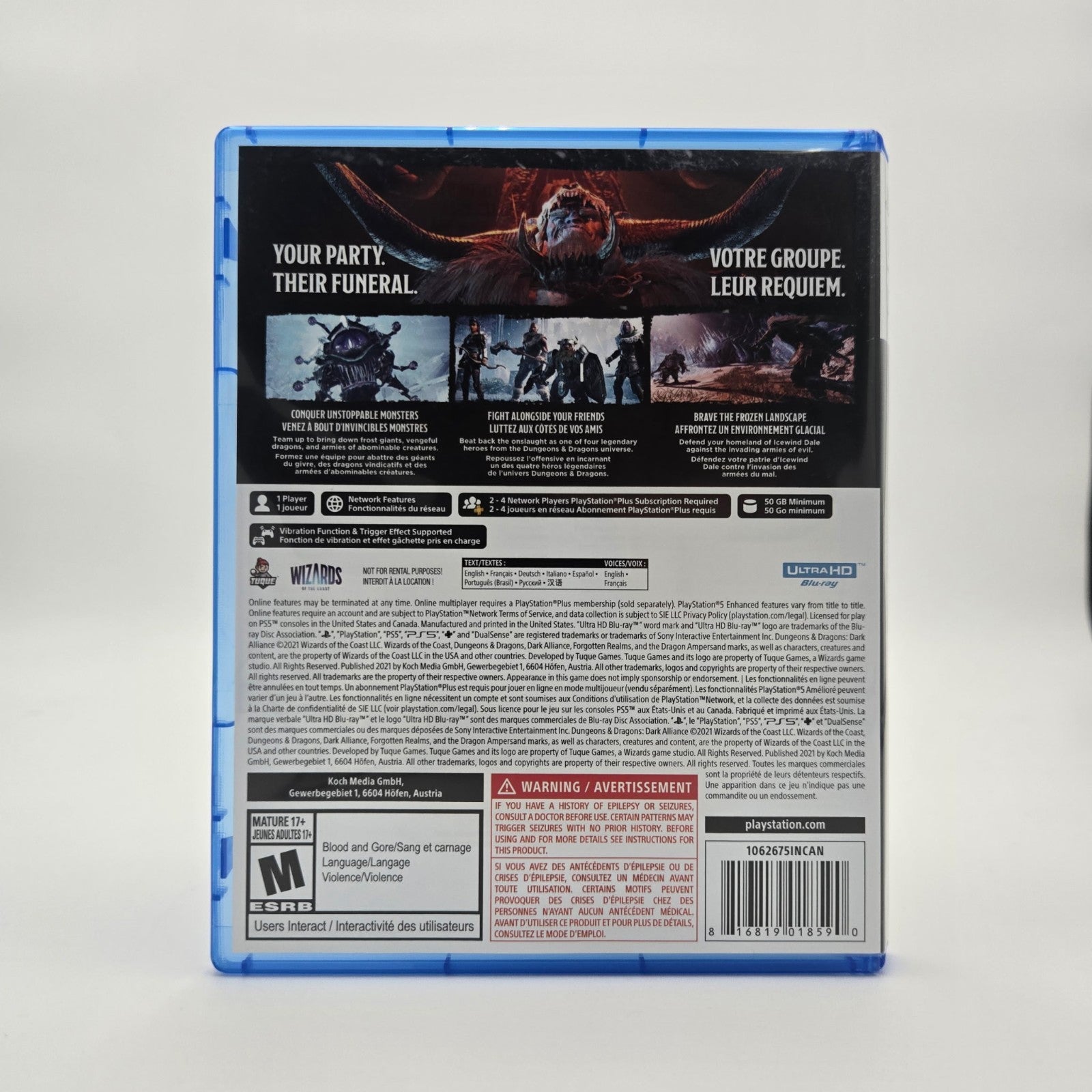 Dungeons & Dragons: Dark Alliance (PS5) CIB Complete Authentic Tested