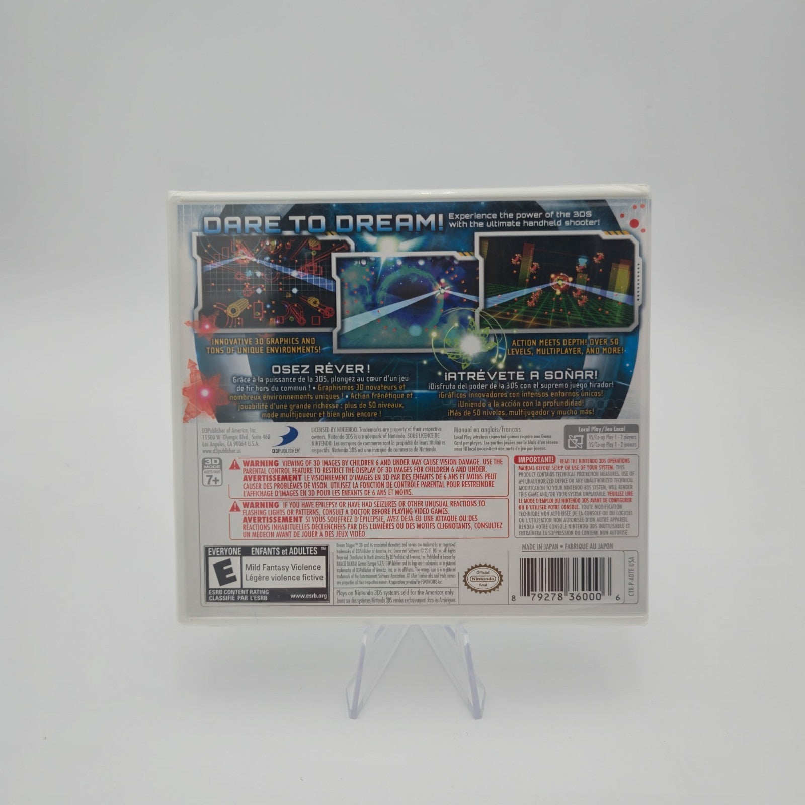 Dream Trigger 3D (Nintendo 3DS) Factory Sealed Authentic CIB Complete