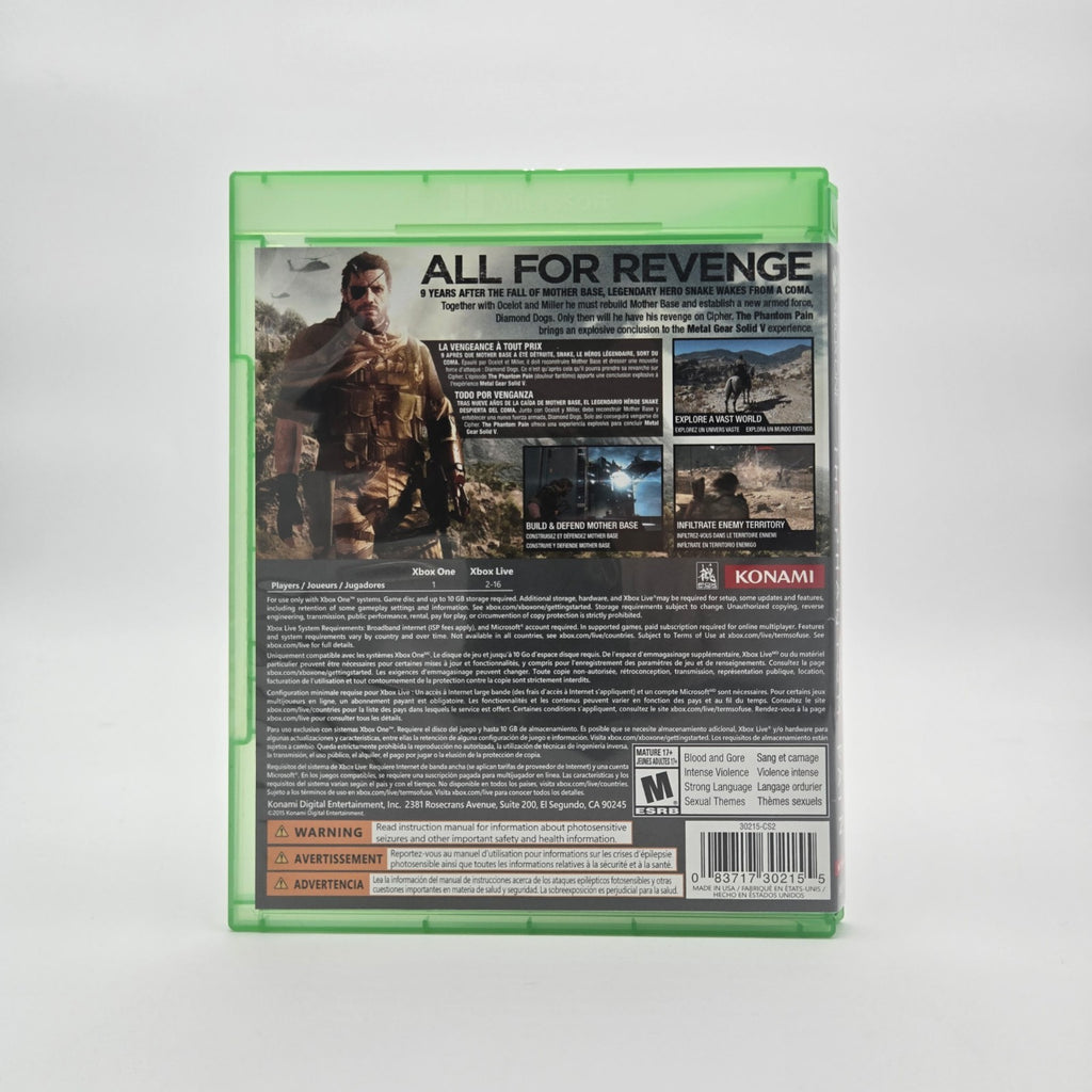 Metal Gear Solid V: The Phantom Pain (Xbox One) CIB Complete Authentic Tested