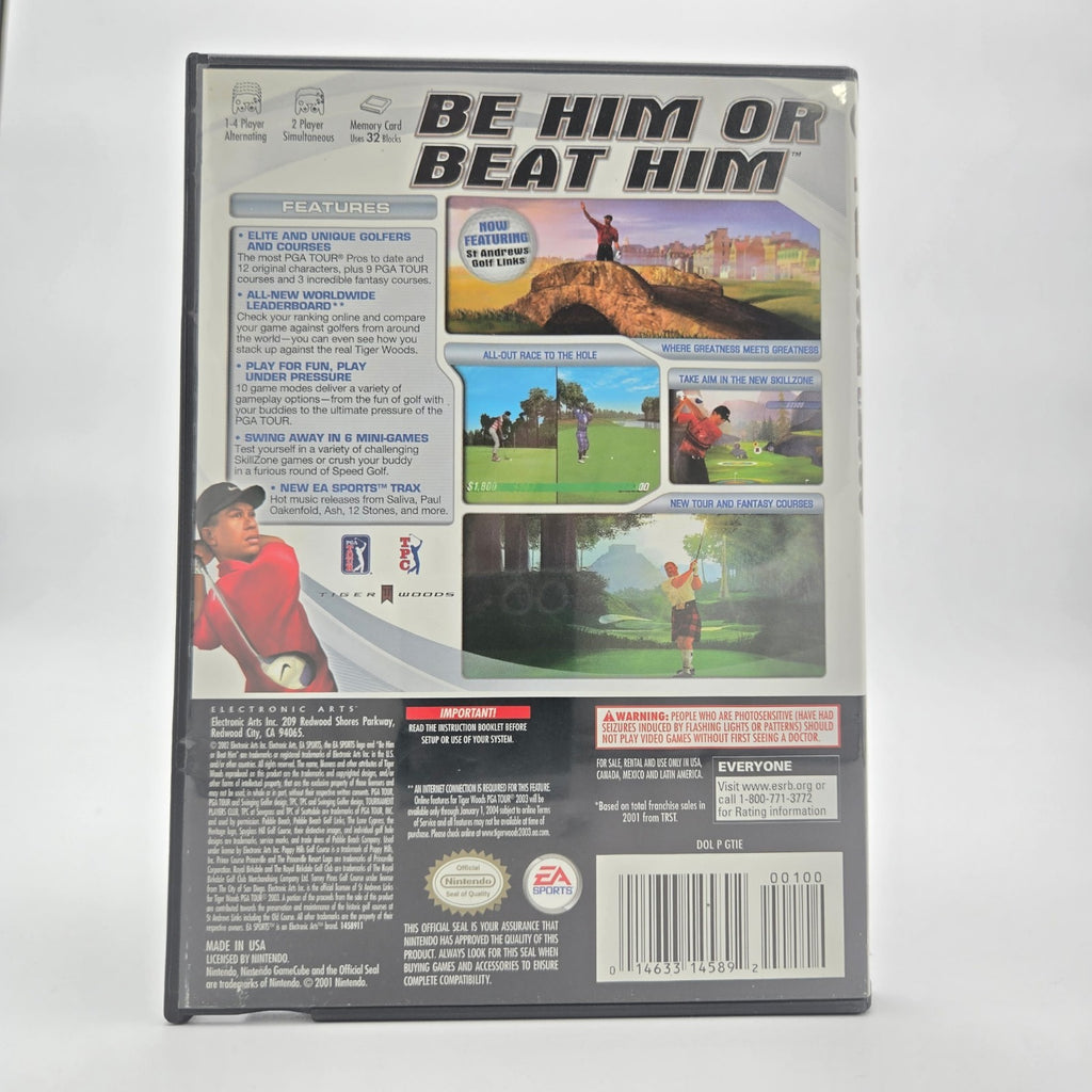 Tiger Woods PGA Tour 2003 (Gamecube) Authentic Tested No Manual