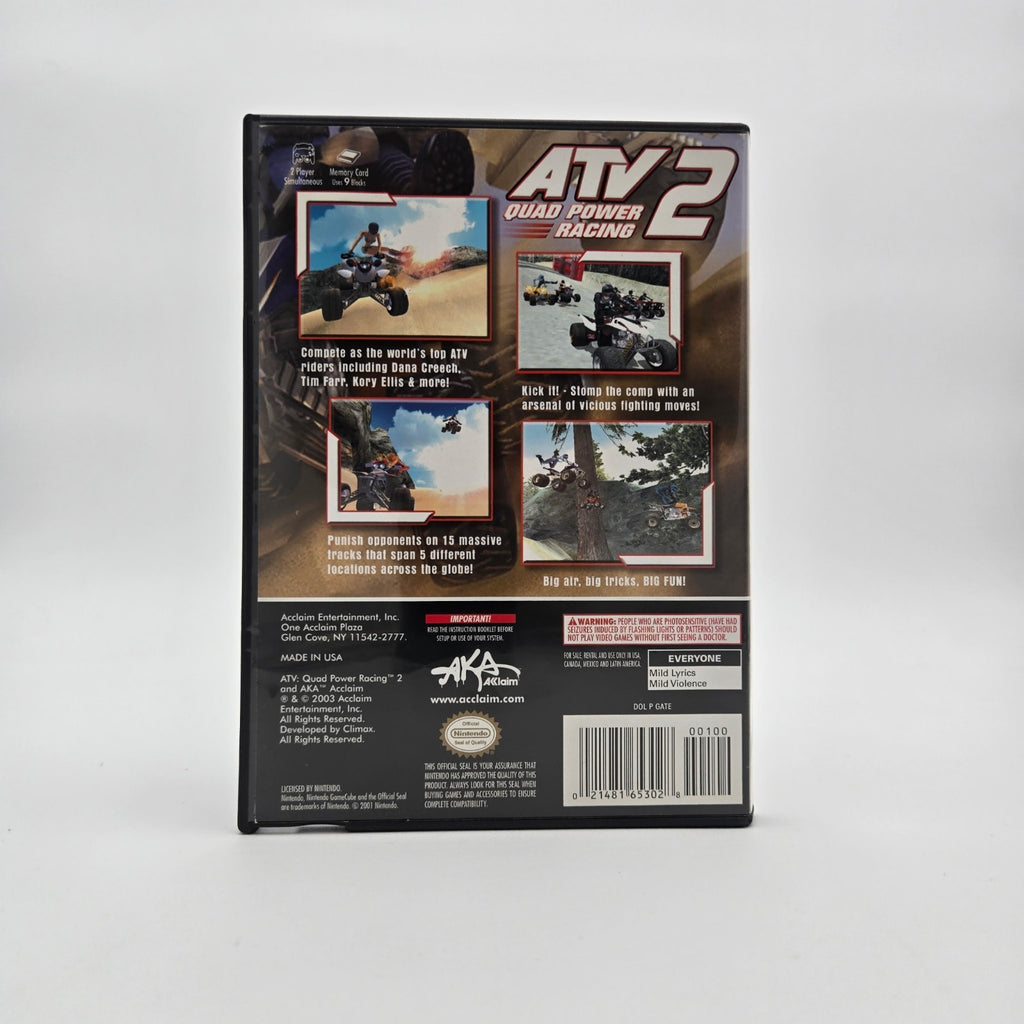 ATV: Quad Power Racing 2 (Gamecube) Authentic Tested No Manual