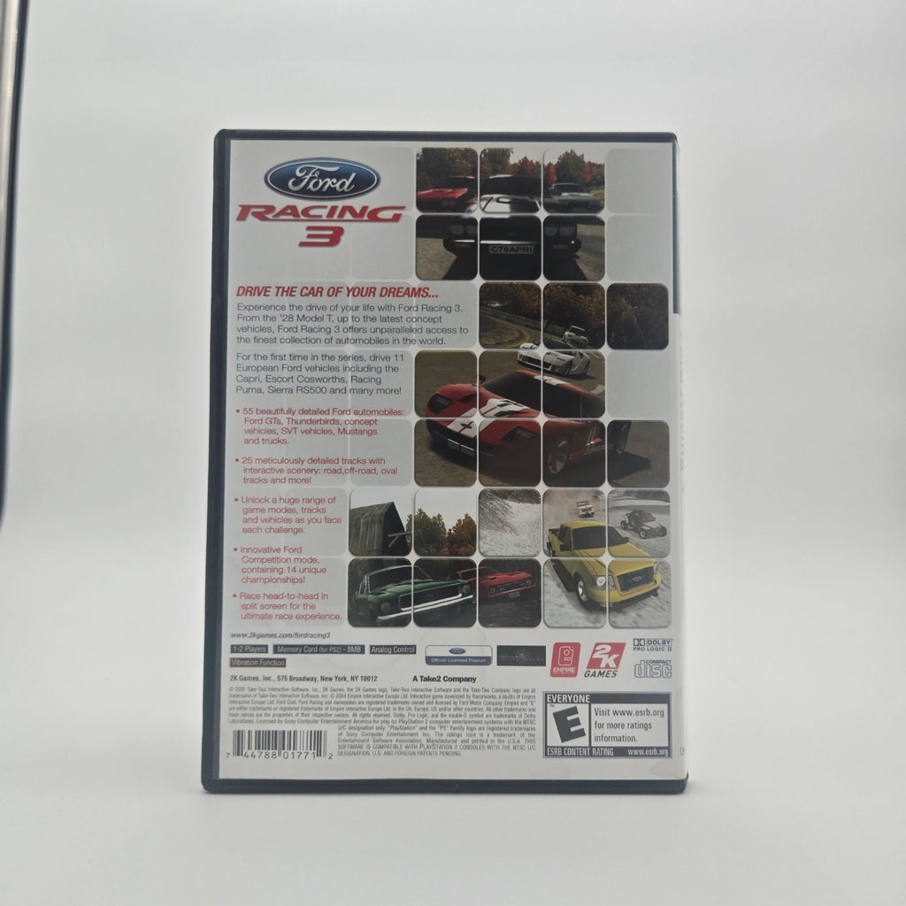 Ford Racing 3 (Playstation 2) CIB Complete Authentic Tested
