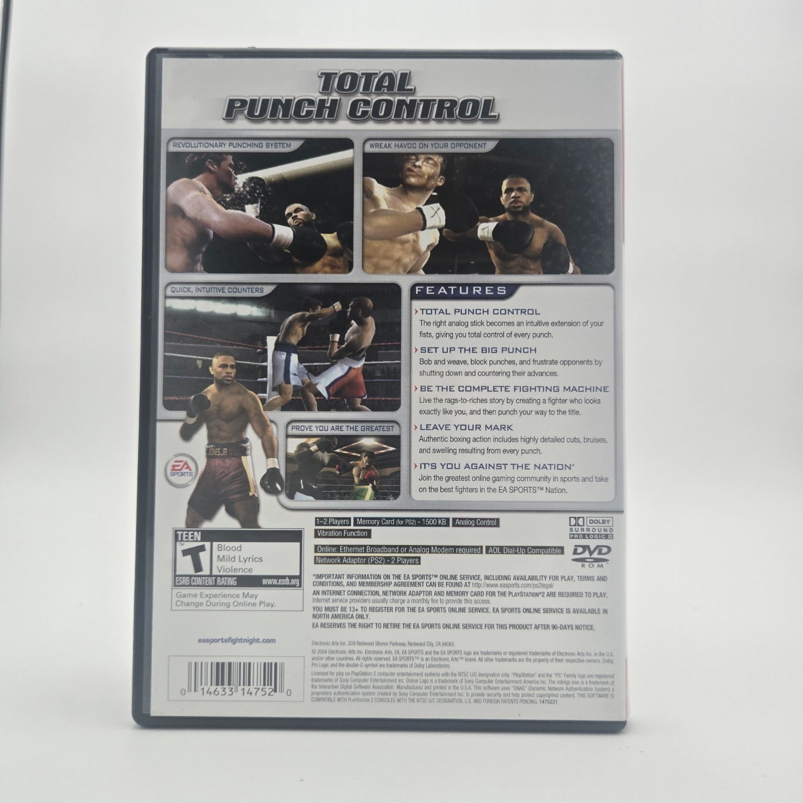Fight Night 2004 (Playstation 2) CIB Complete Authentic Tested