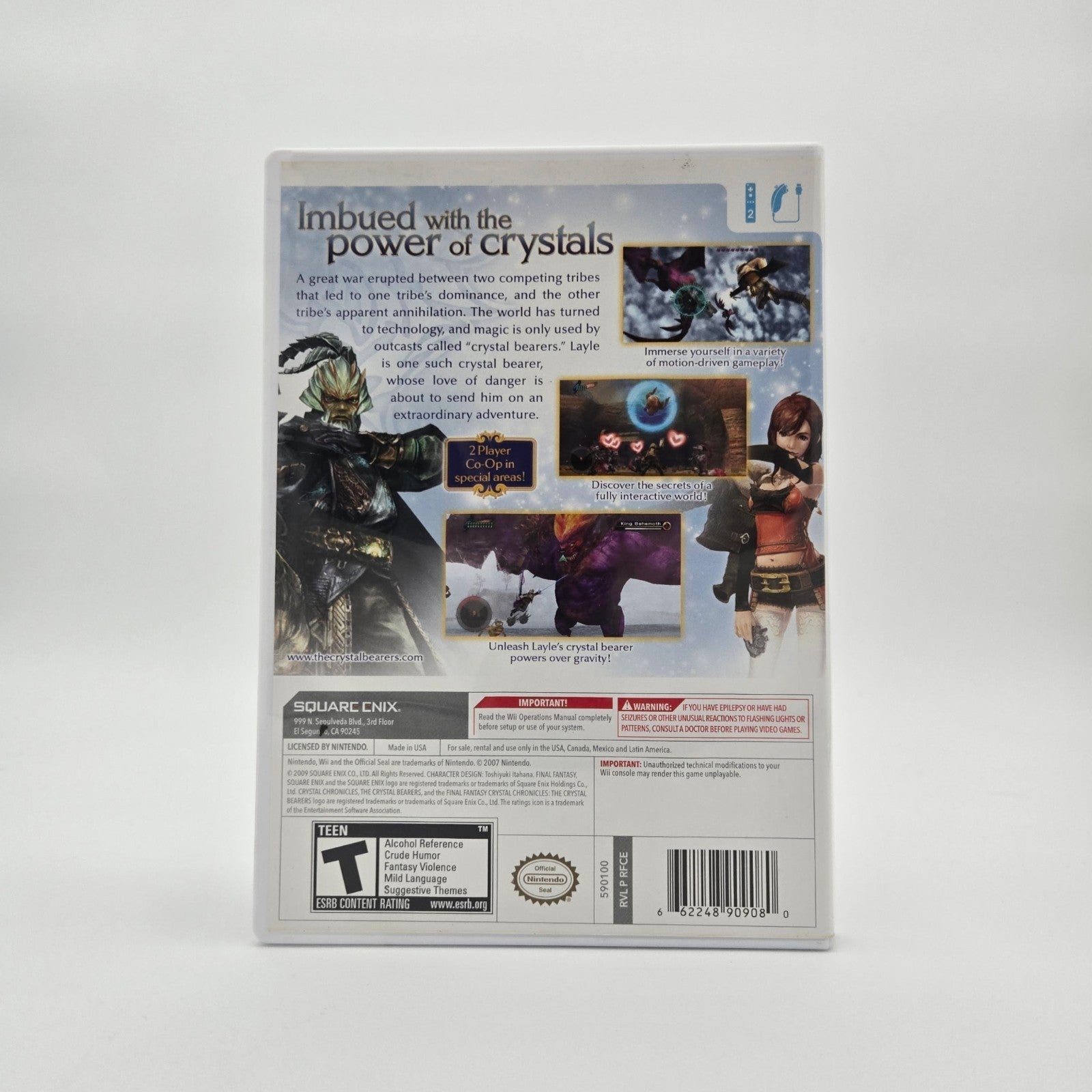 Final Fantasy: The Crystal Bearers (Wii) CIB Complete Authentic Tested